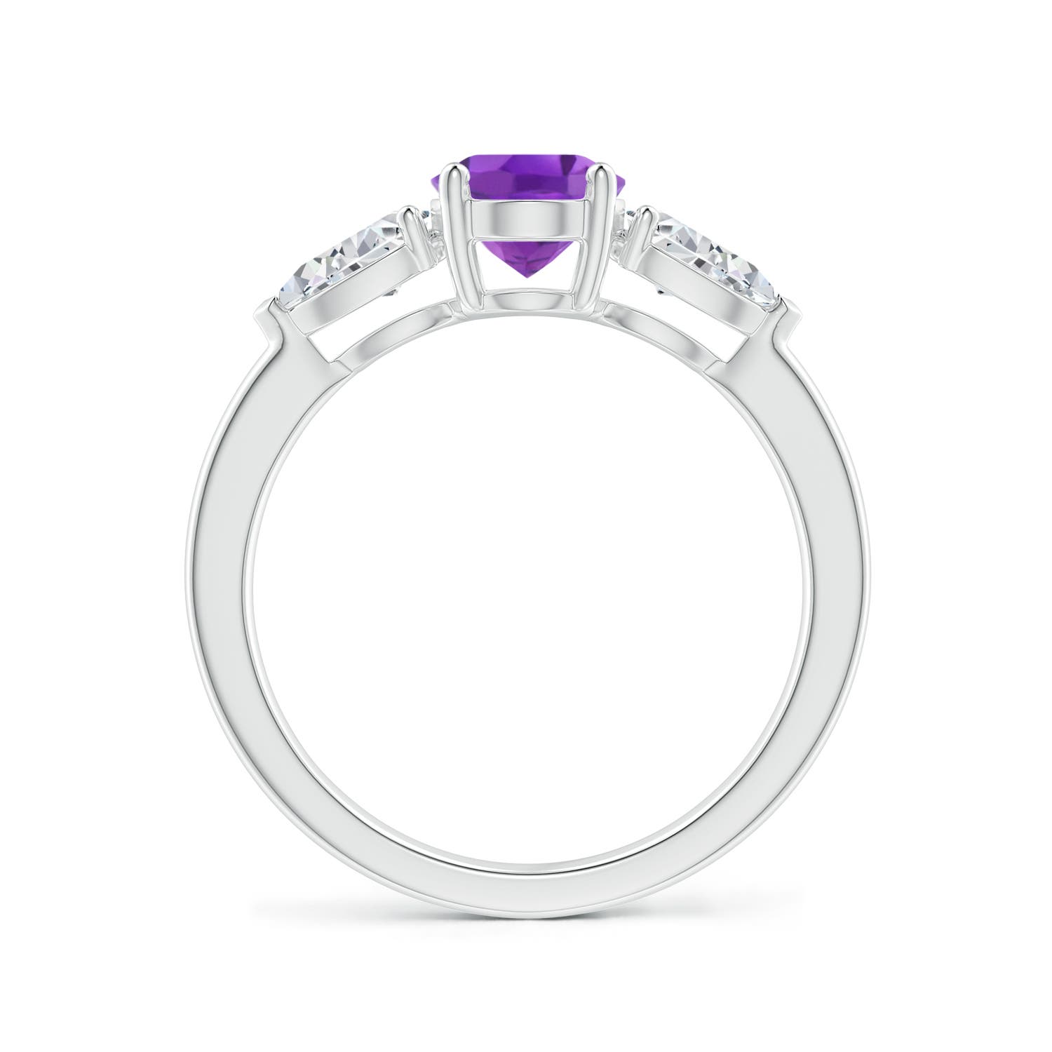 AA - Amethyst / 1.95 CT / 14 KT White Gold