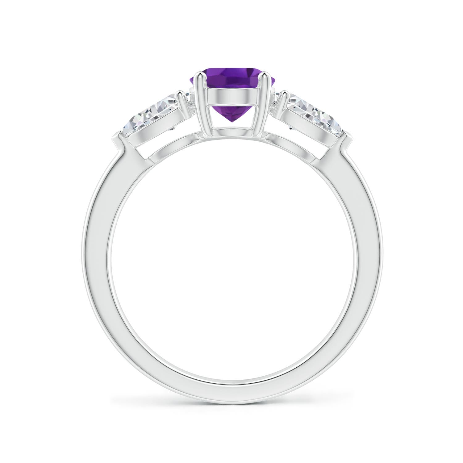 AAA - Amethyst / 1.95 CT / 14 KT White Gold