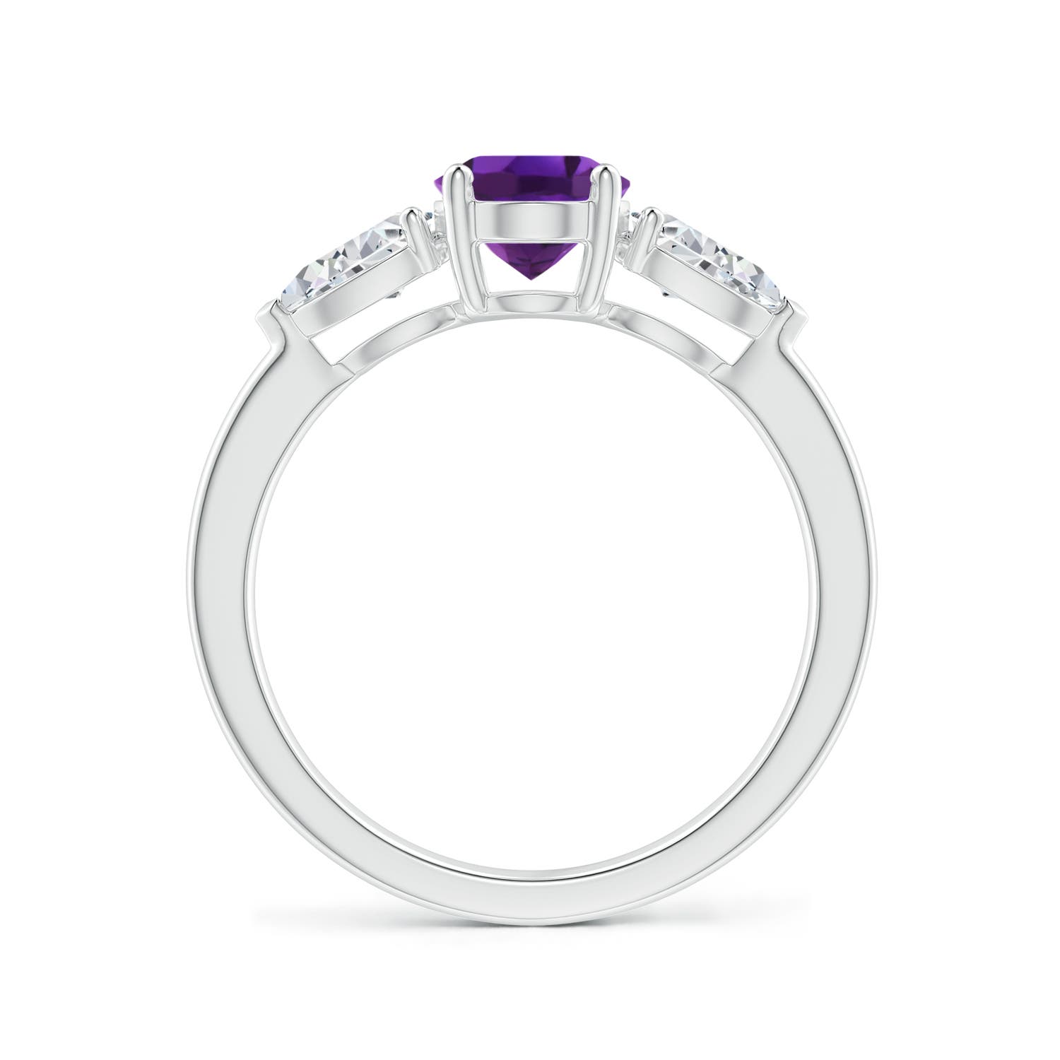 AAAA - Amethyst / 1.95 CT / 14 KT White Gold