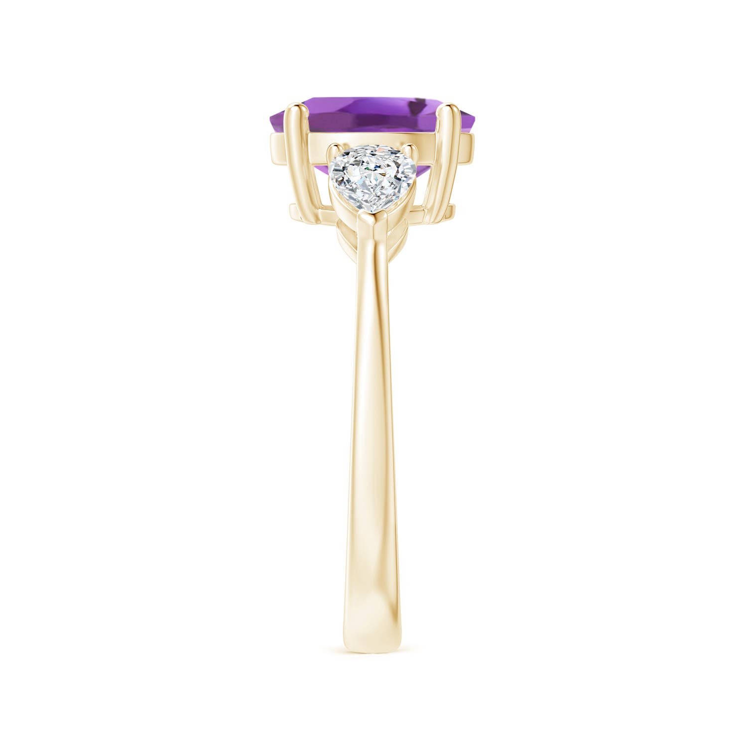 A - Amethyst / 2.4 CT / 14 KT Yellow Gold