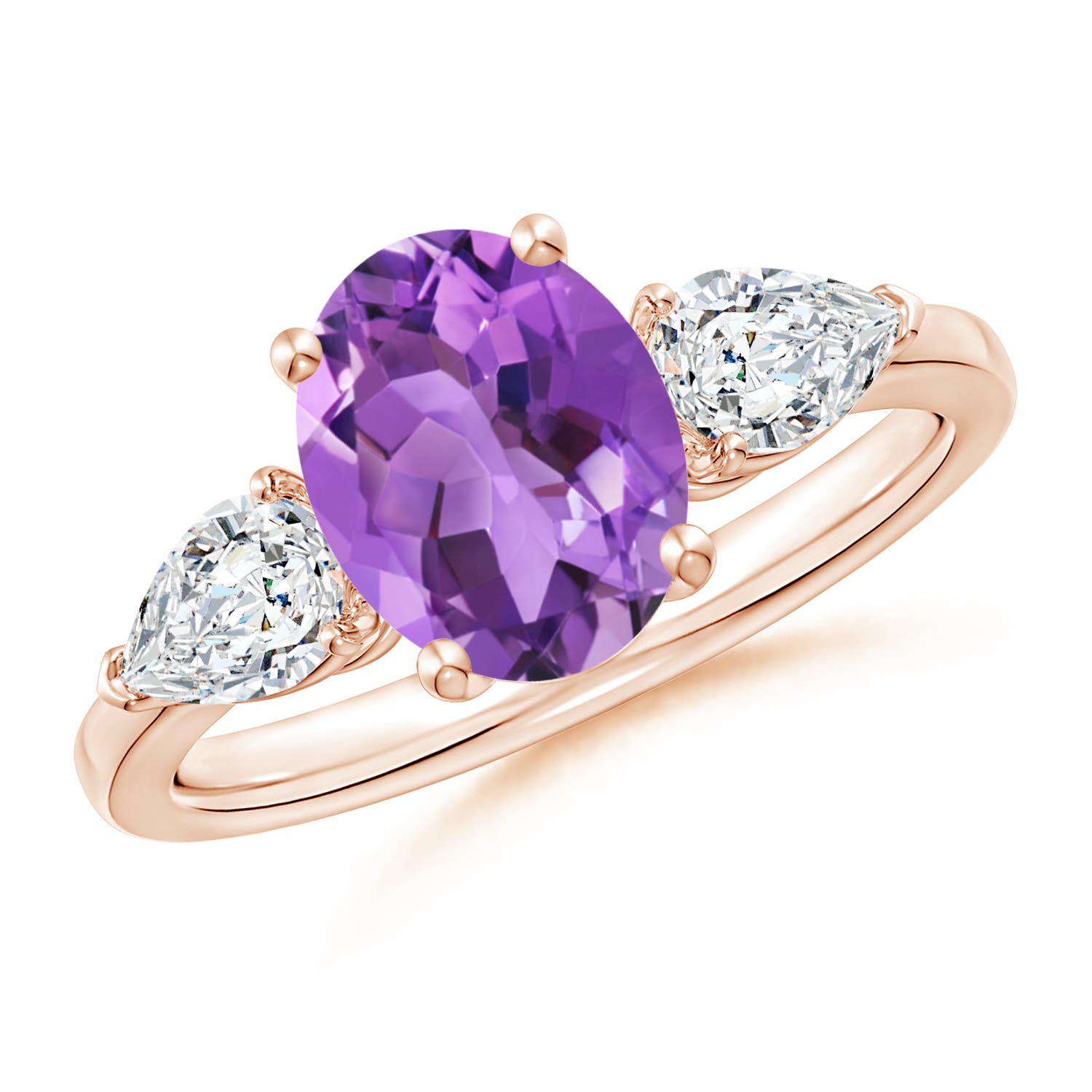 AA - Amethyst / 2.4 CT / 14 KT Rose Gold