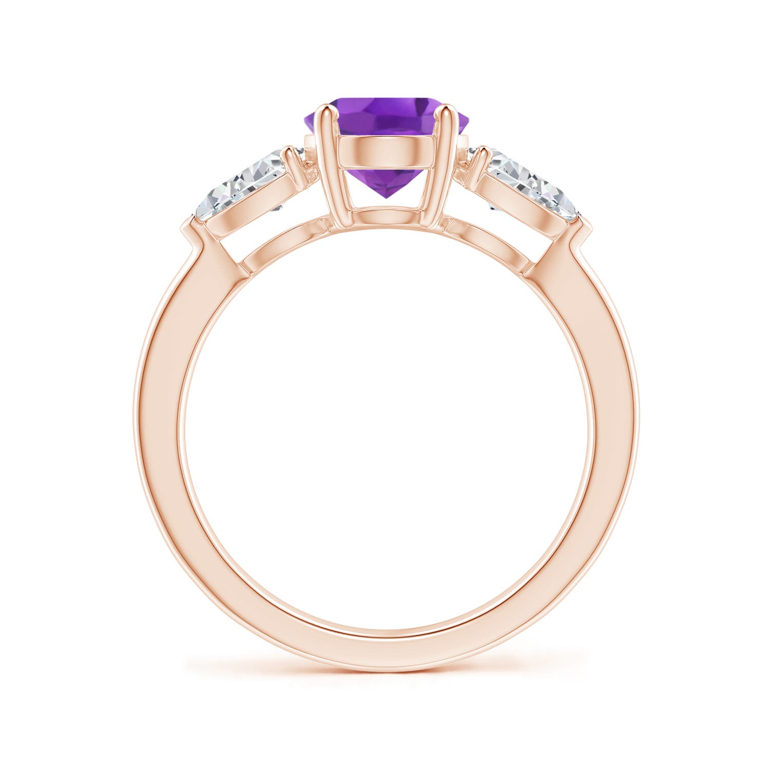 AA - Amethyst / 2.4 CT / 14 KT Rose Gold