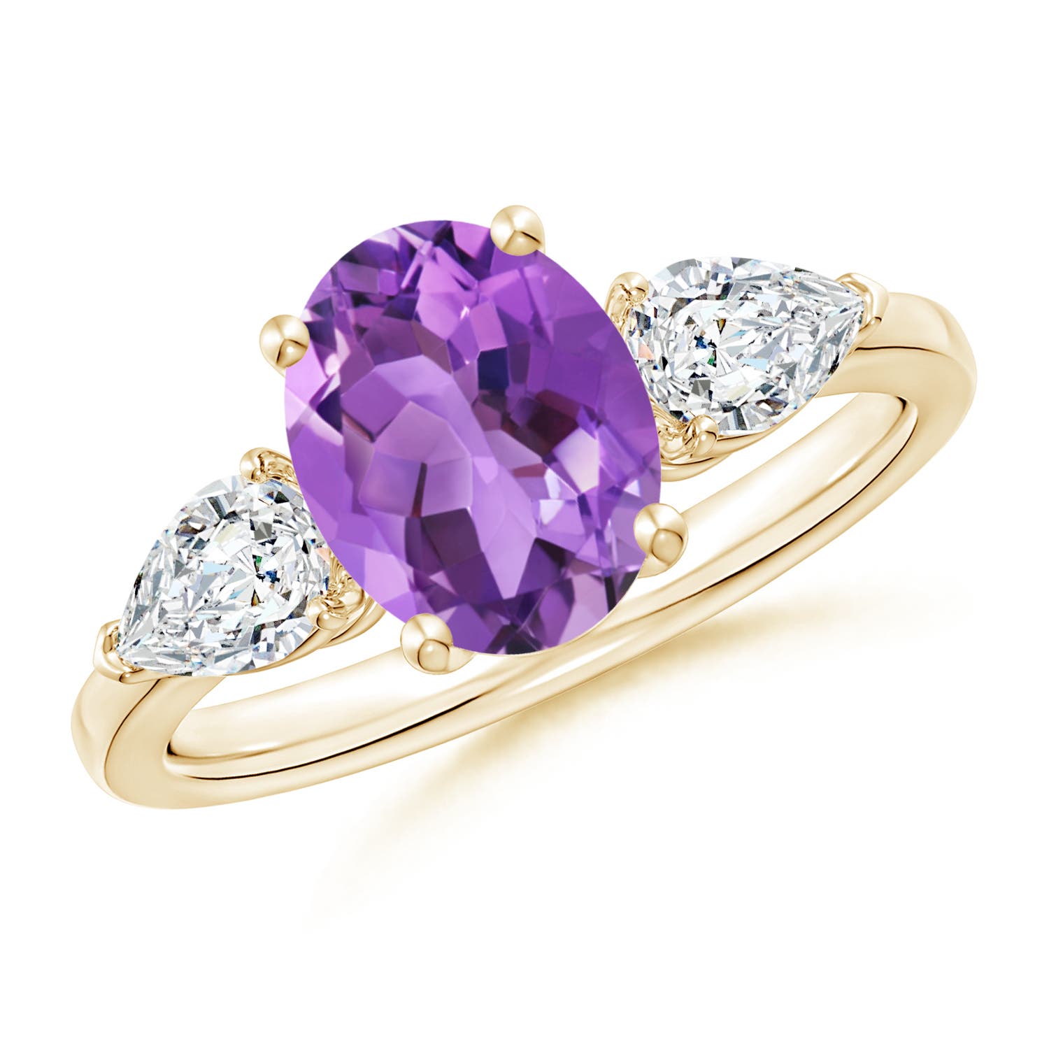 AA - Amethyst / 2.4 CT / 14 KT Yellow Gold