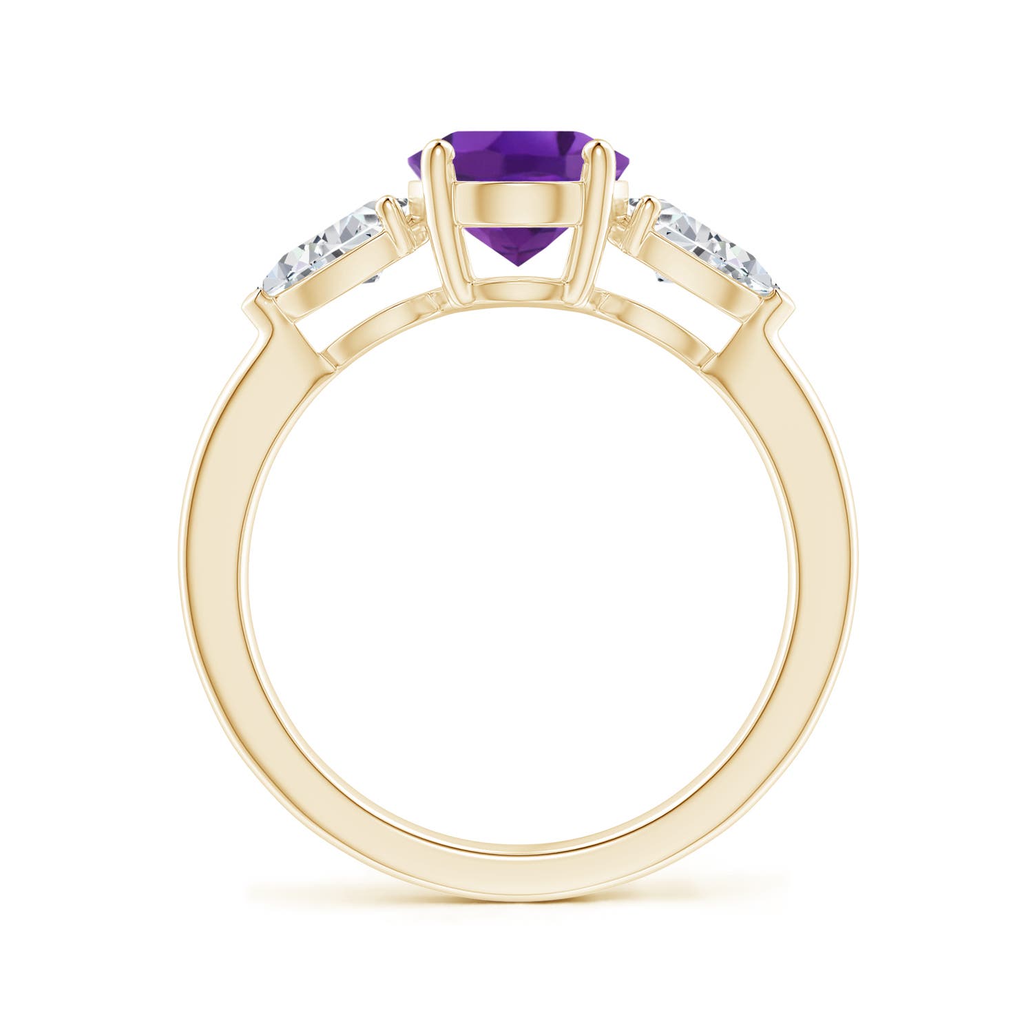 AAA - Amethyst / 2.4 CT / 14 KT Yellow Gold