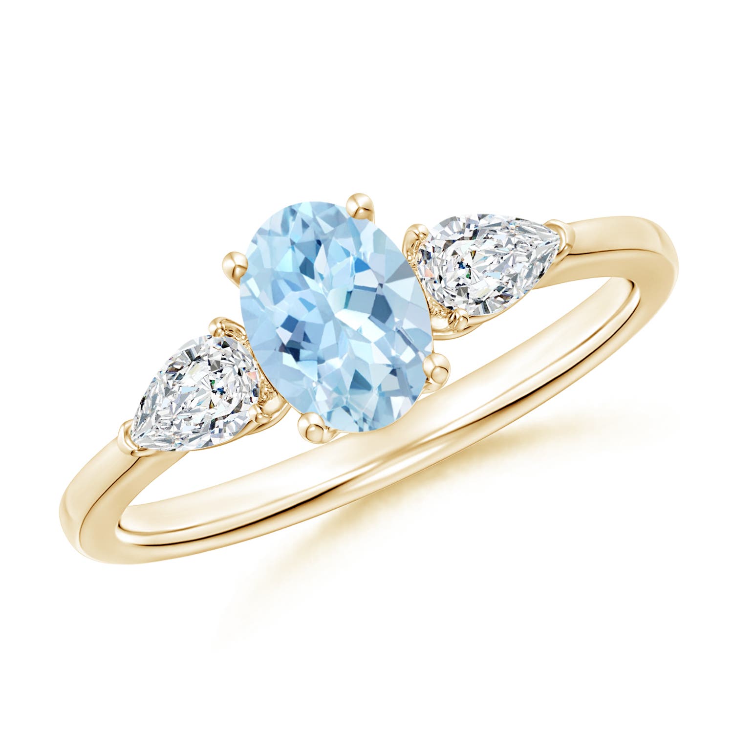 AAA - Aquamarine / 1 CT / 14 KT Yellow Gold