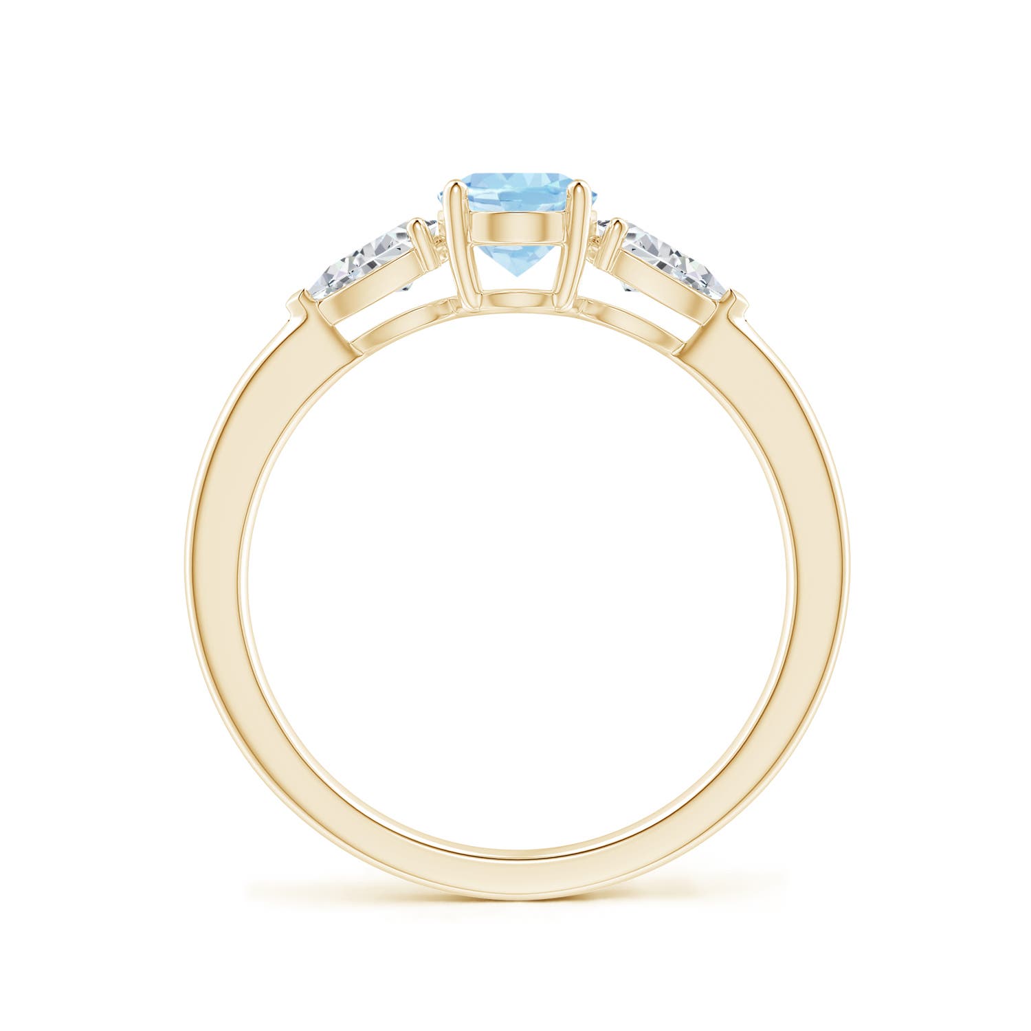 AAA - Aquamarine / 1 CT / 14 KT Yellow Gold