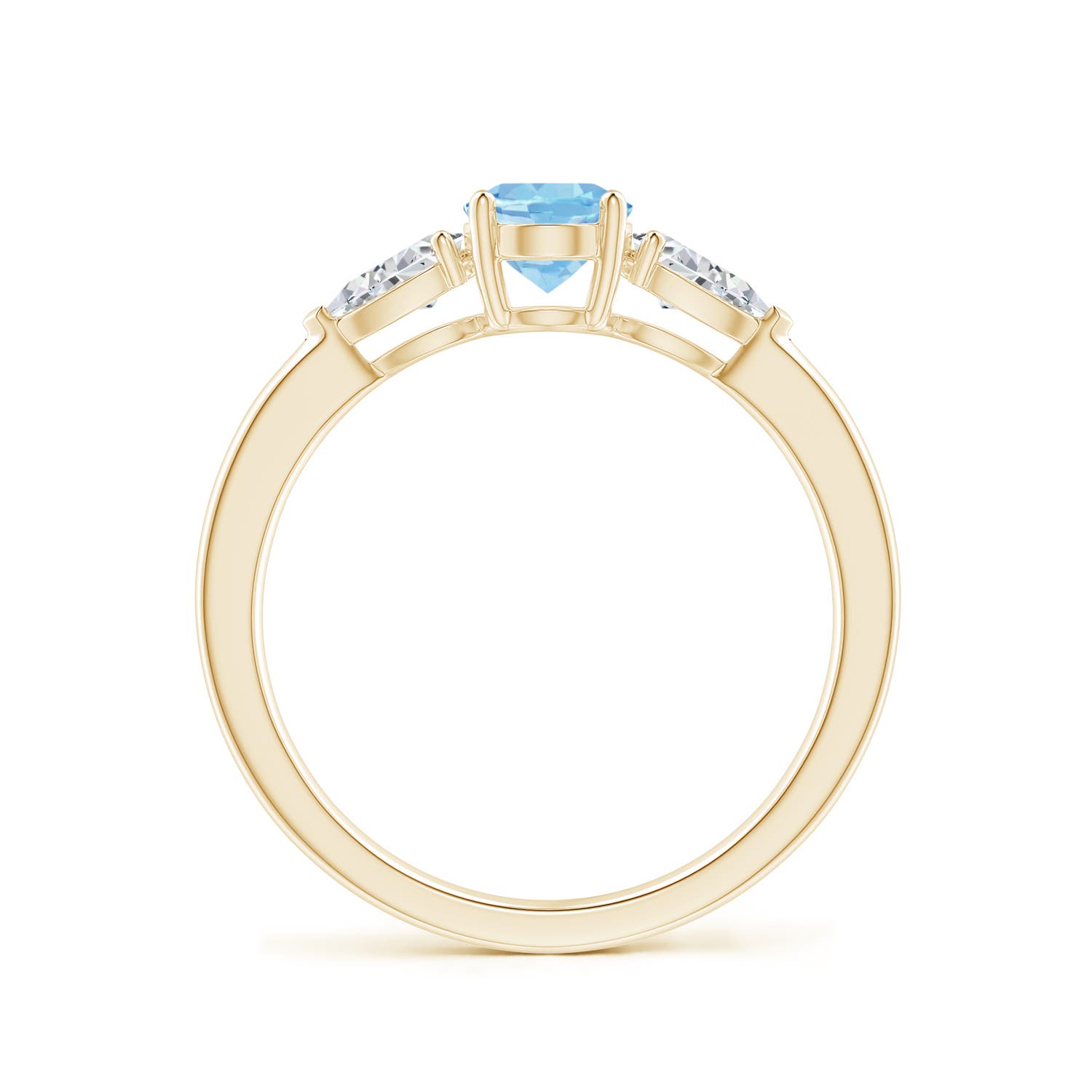 AAAA - Aquamarine / 1 CT / 14 KT Yellow Gold