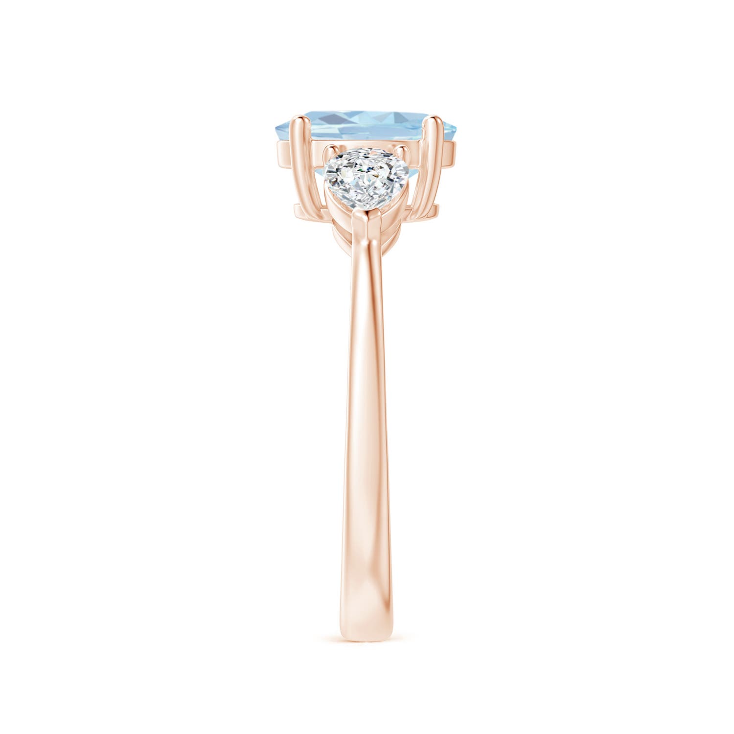 A - Aquamarine / 1.8 CT / 14 KT Rose Gold