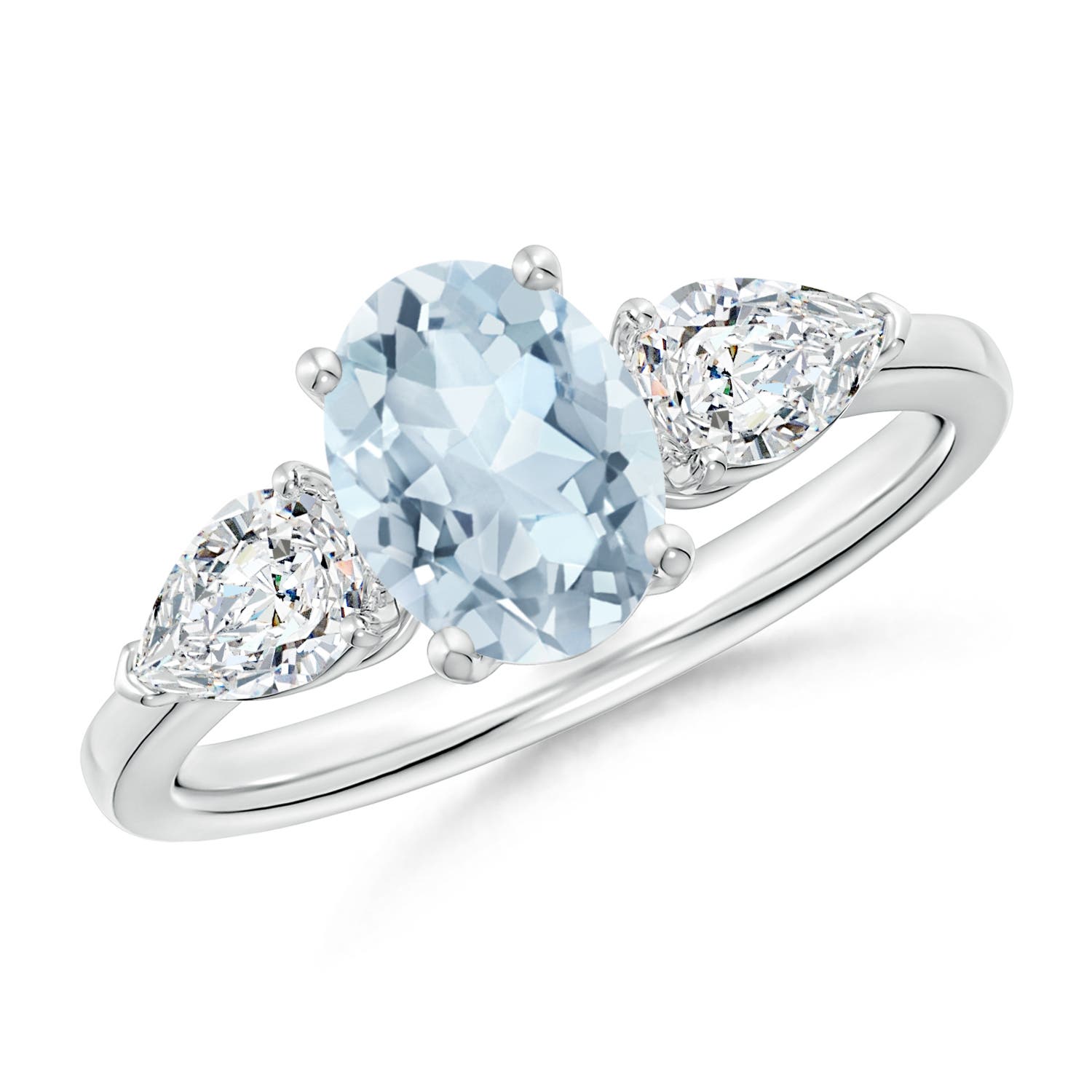 A - Aquamarine / 1.8 CT / 14 KT White Gold