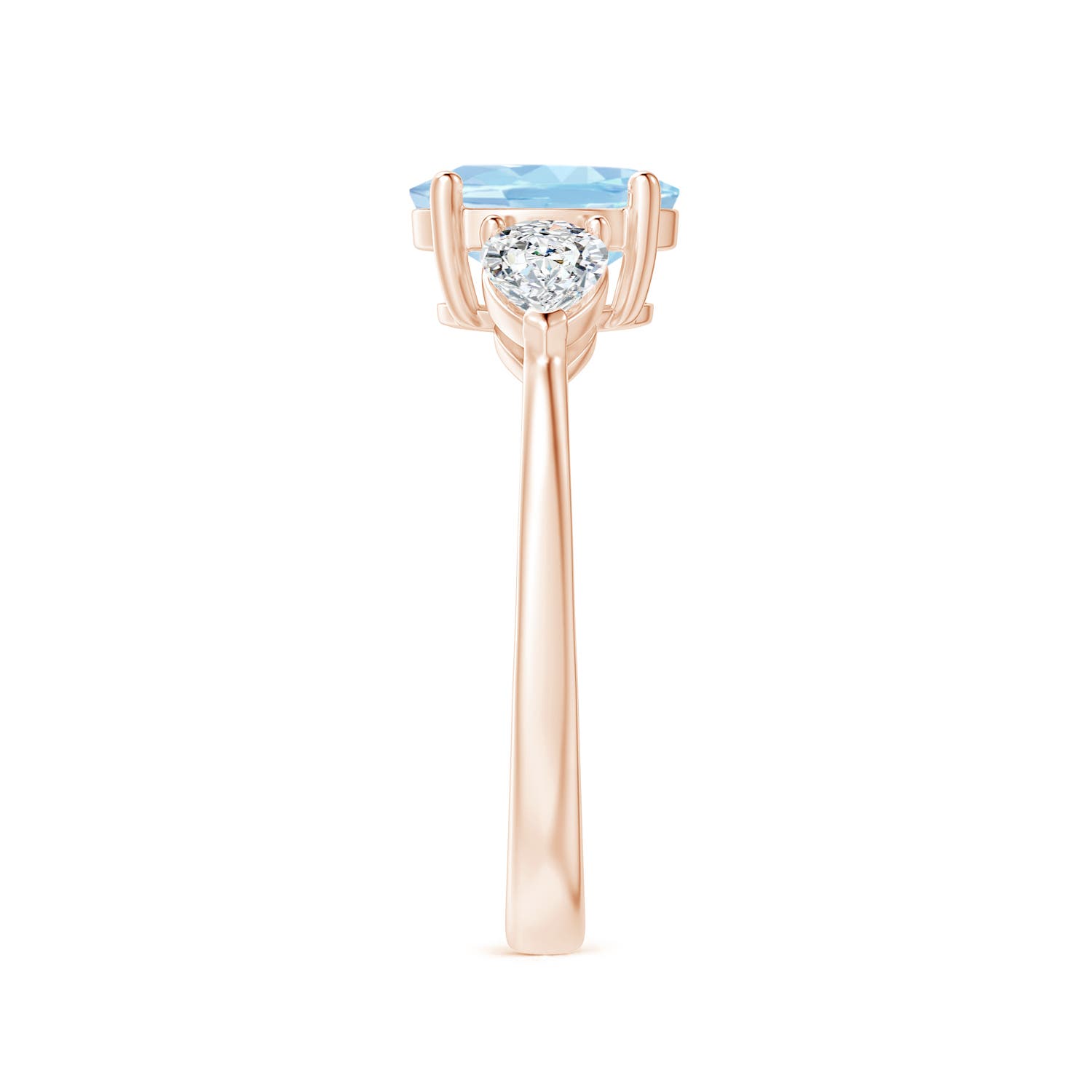 AAA - Aquamarine / 1.8 CT / 14 KT Rose Gold