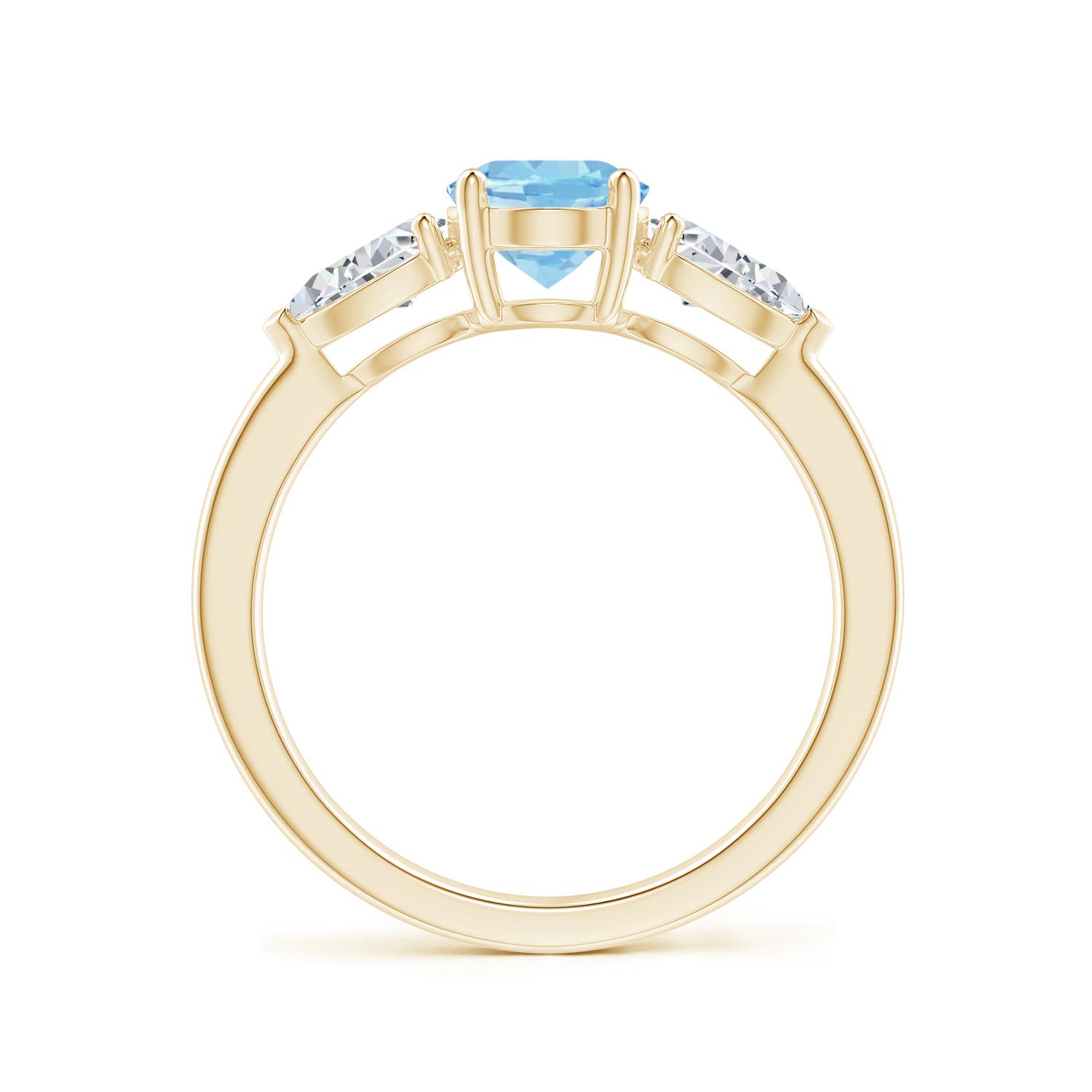 AAAA - Aquamarine / 1.8 CT / 14 KT Yellow Gold