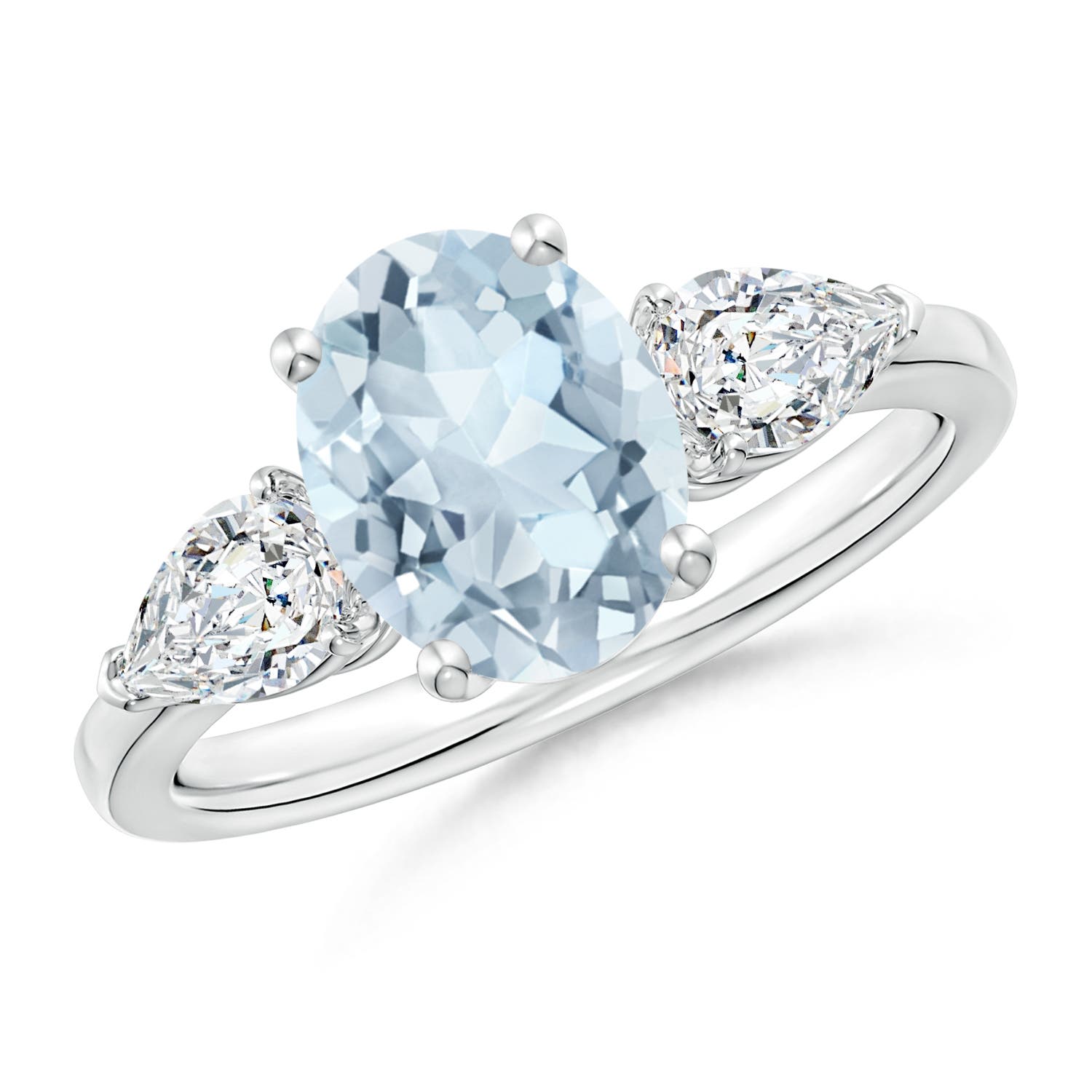 A - Aquamarine / 2.3 CT / 14 KT White Gold