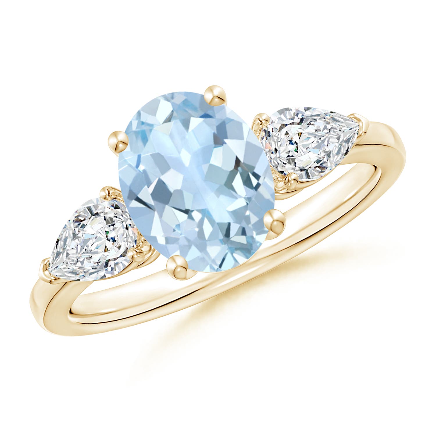 AA - Aquamarine / 2.3 CT / 14 KT Yellow Gold