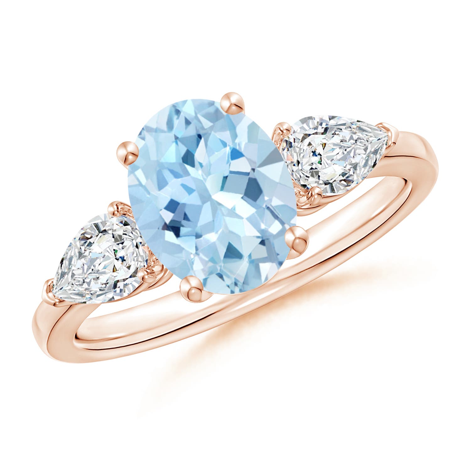 AAA - Aquamarine / 2.3 CT / 14 KT Rose Gold