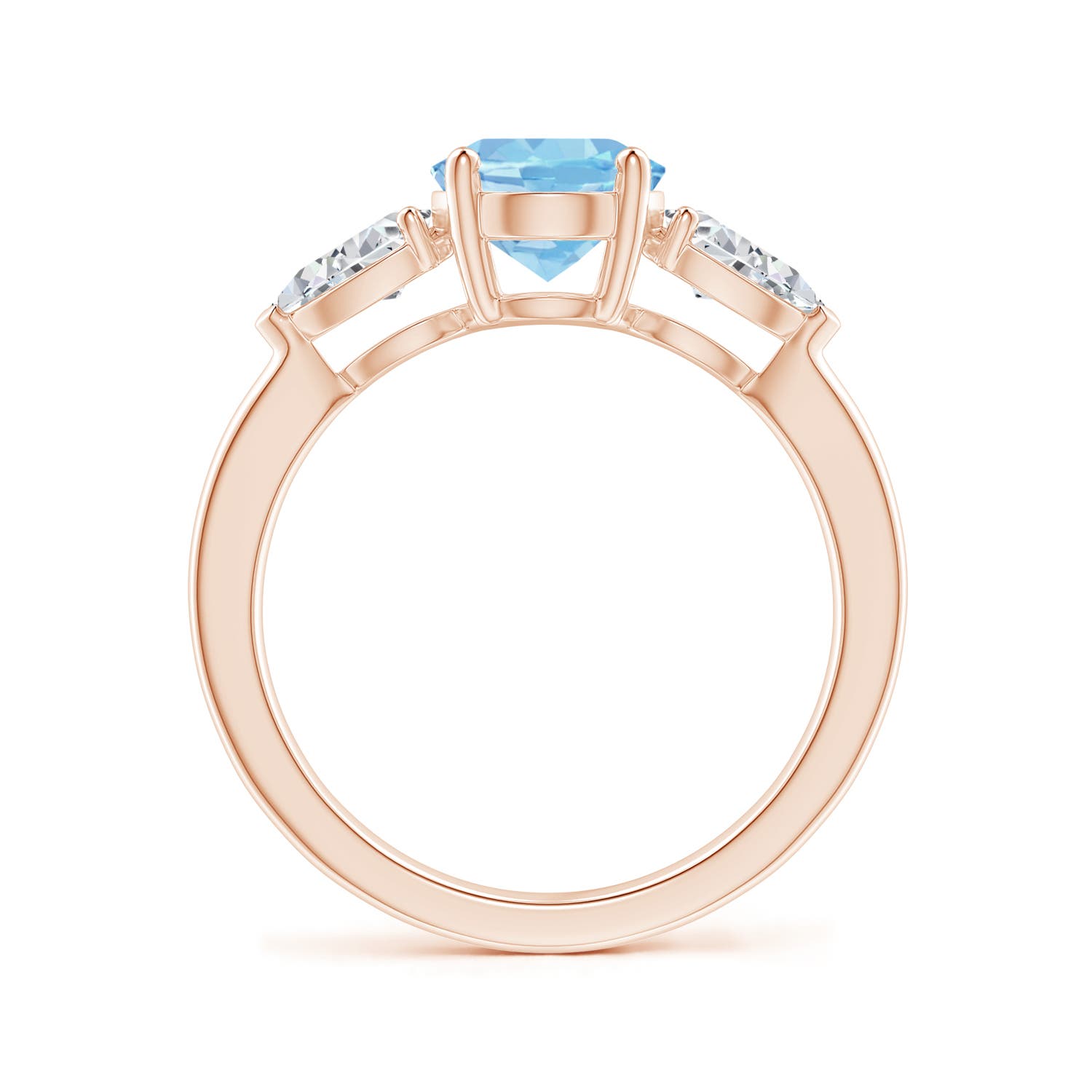 AAAA - Aquamarine / 2.3 CT / 14 KT Rose Gold