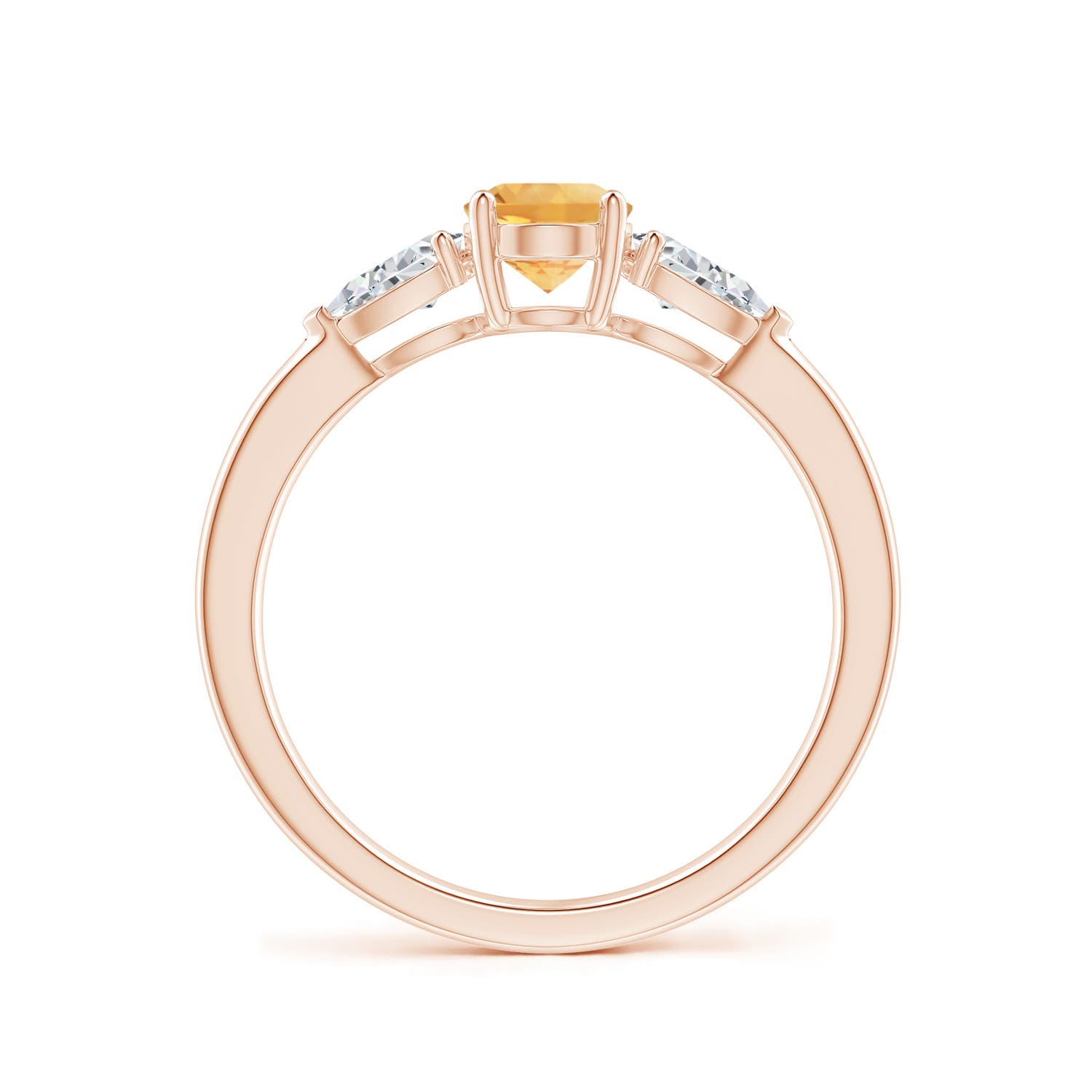 A - Citrine / 1.15 CT / 14 KT Rose Gold