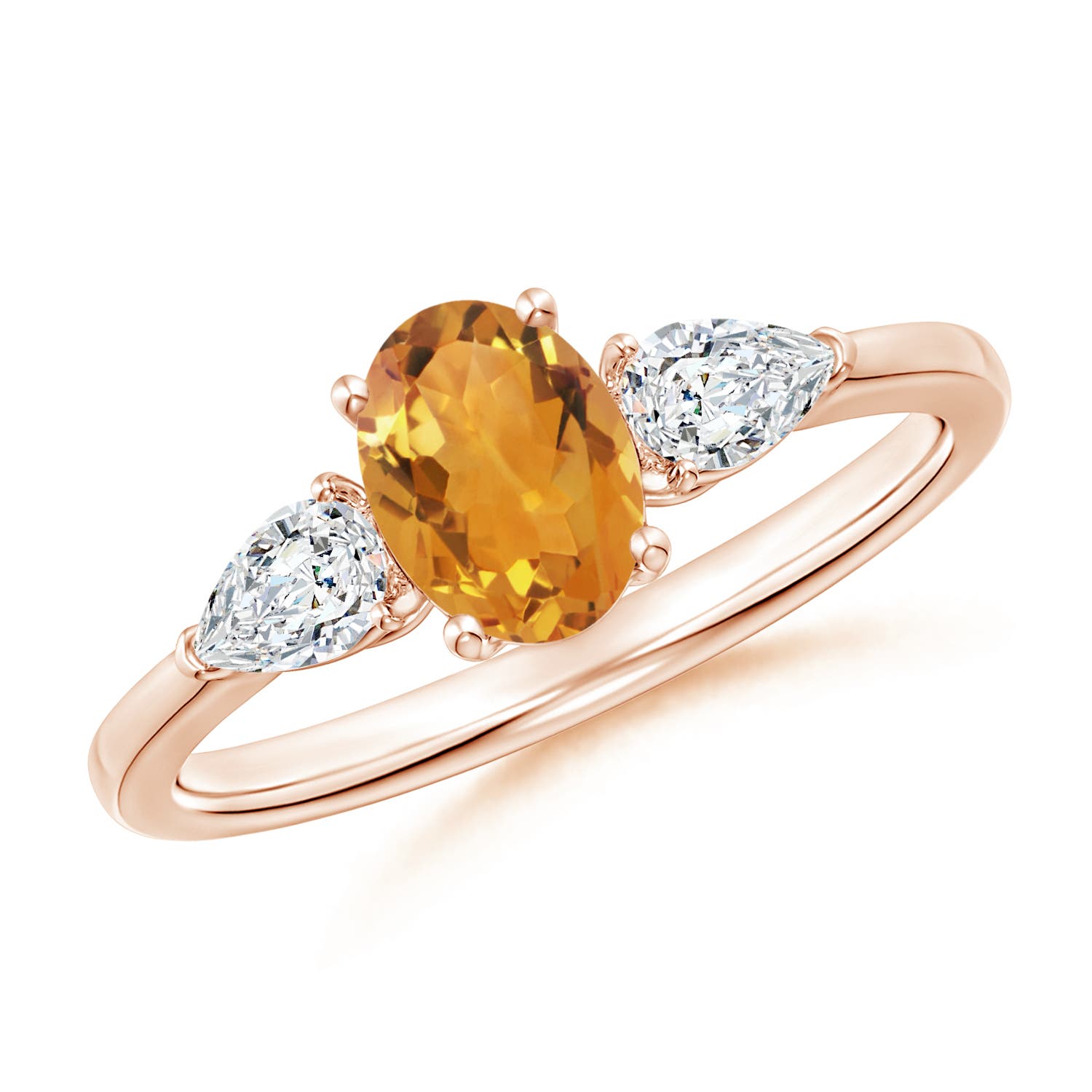 AA - Citrine / 1.15 CT / 14 KT Rose Gold