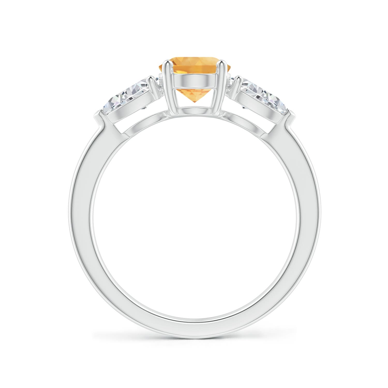 A - Citrine / 1.9 CT / 14 KT White Gold