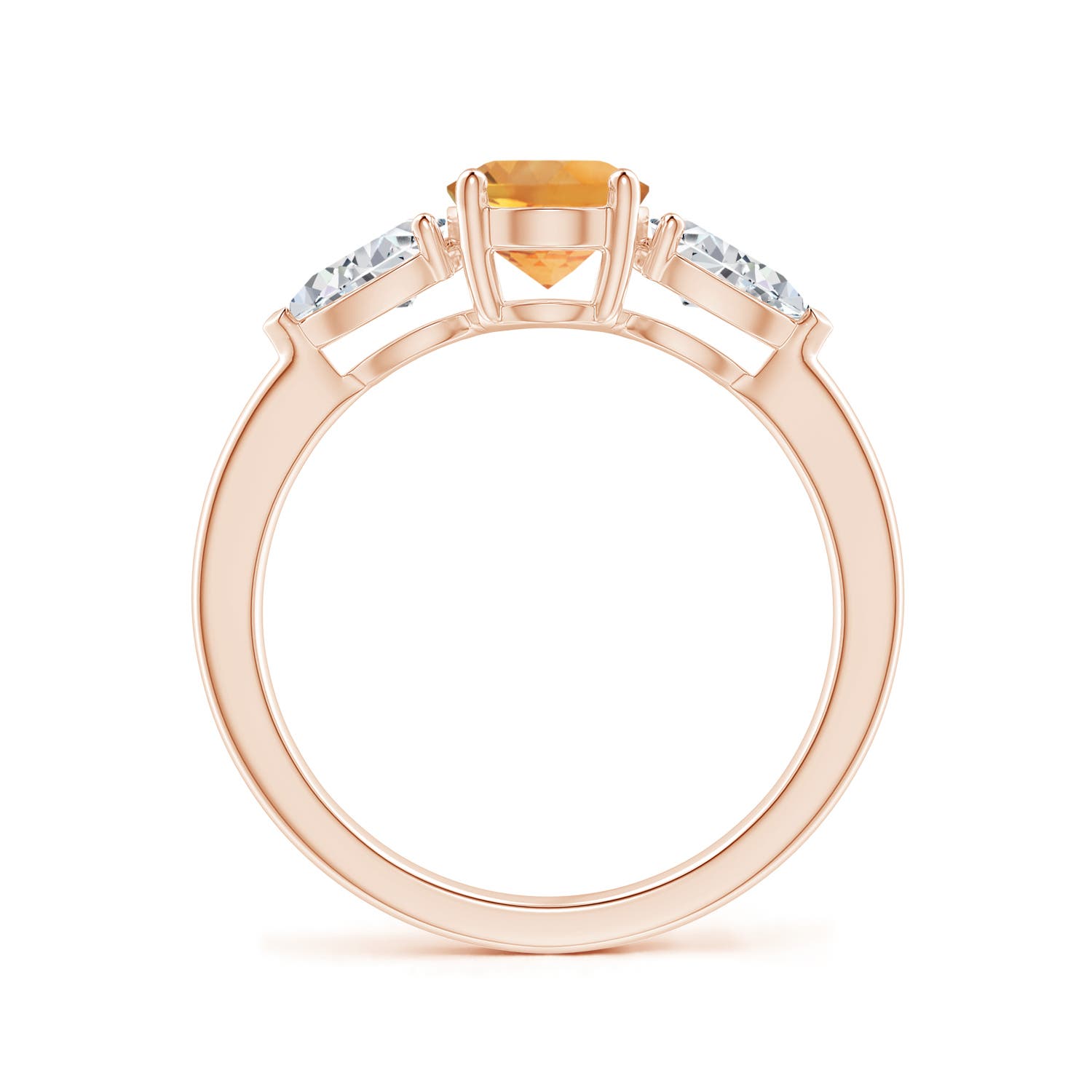 AA - Citrine / 1.9 CT / 14 KT Rose Gold