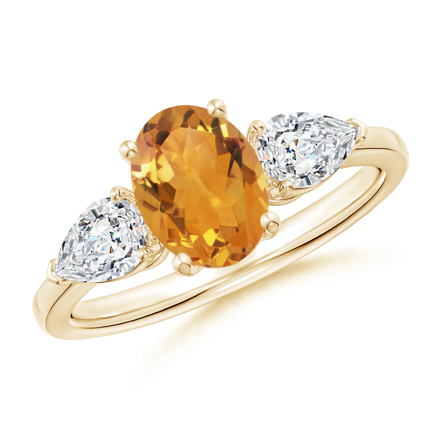 AA - Citrine / 1.9 CT / 14 KT Yellow Gold