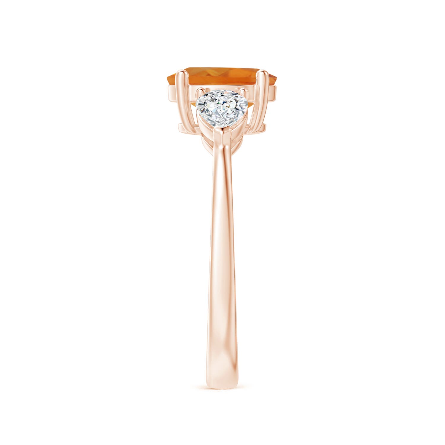 AAA - Citrine / 1.9 CT / 14 KT Rose Gold