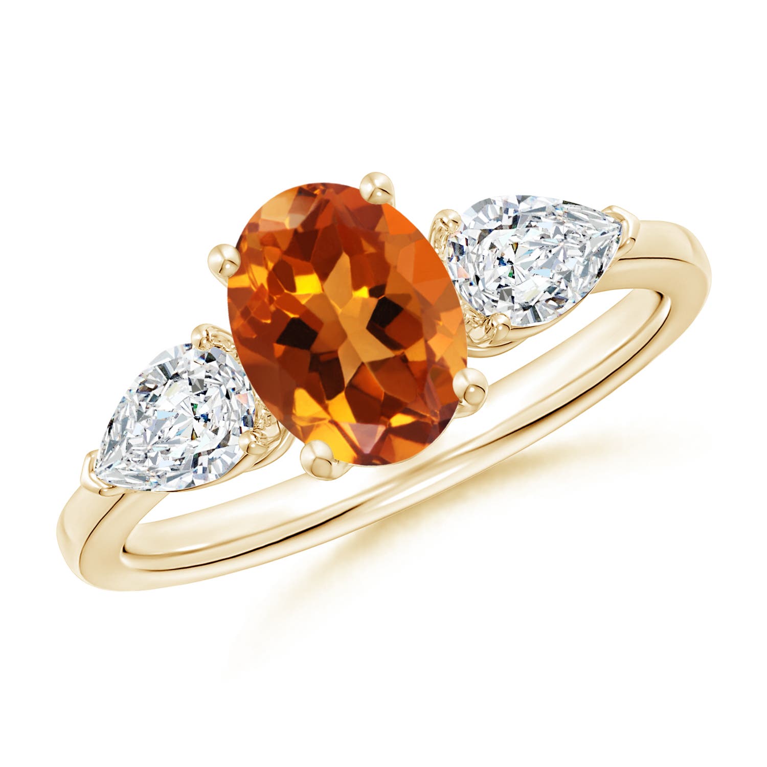 AAAA - Citrine / 1.9 CT / 14 KT Yellow Gold