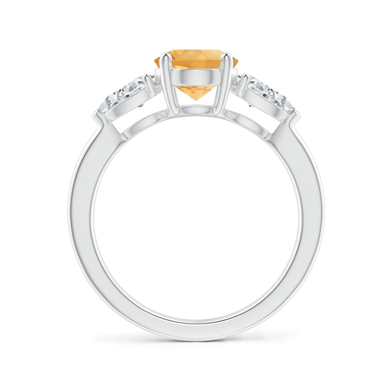 A - Citrine / 2.45 CT / 14 KT White Gold