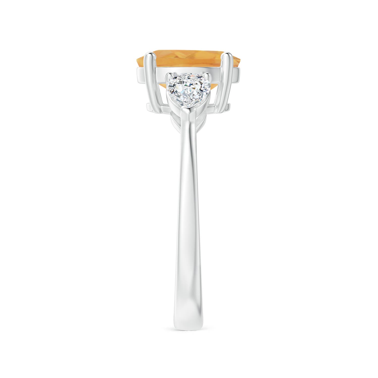 A - Citrine / 2.45 CT / 14 KT White Gold