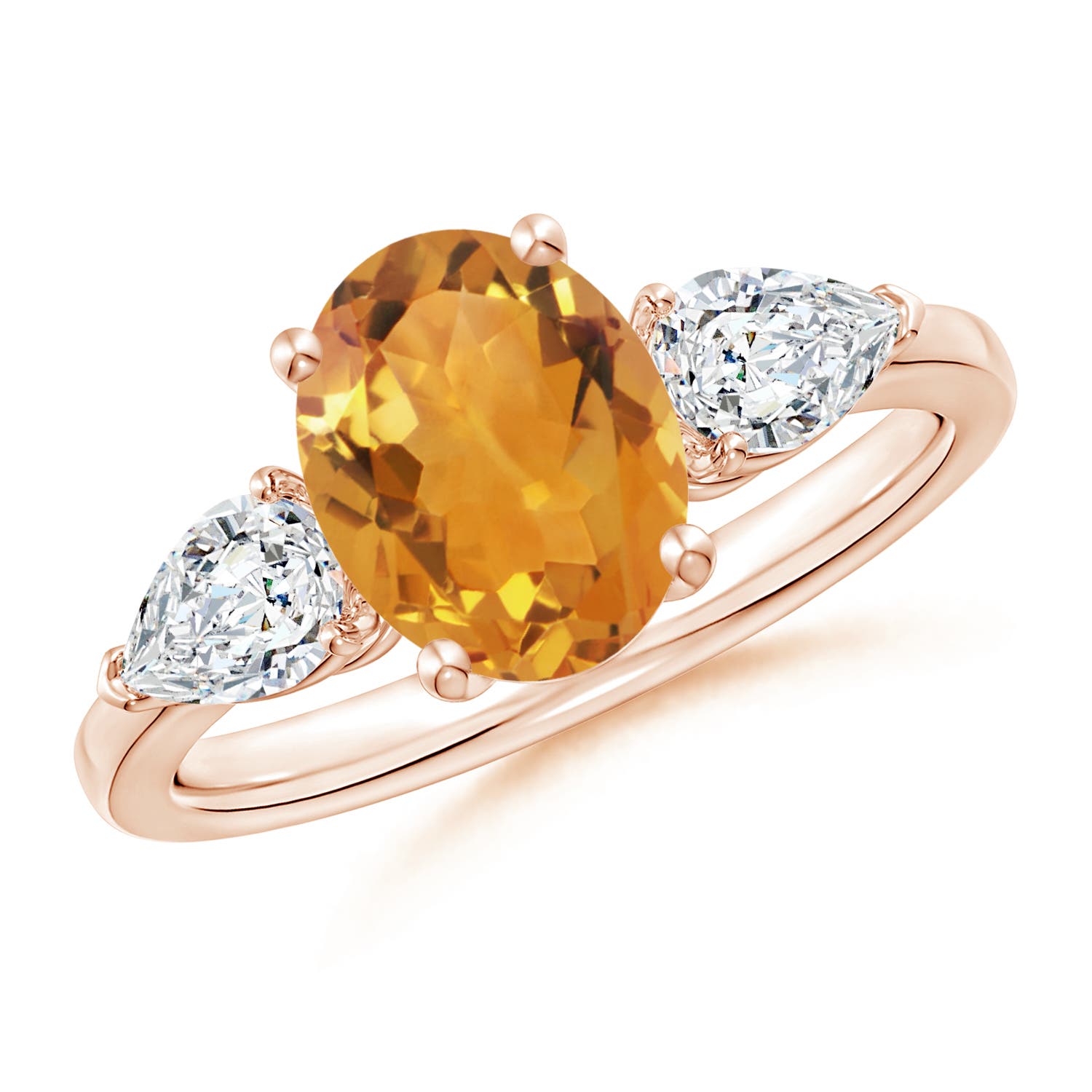 AA - Citrine / 2.45 CT / 14 KT Rose Gold