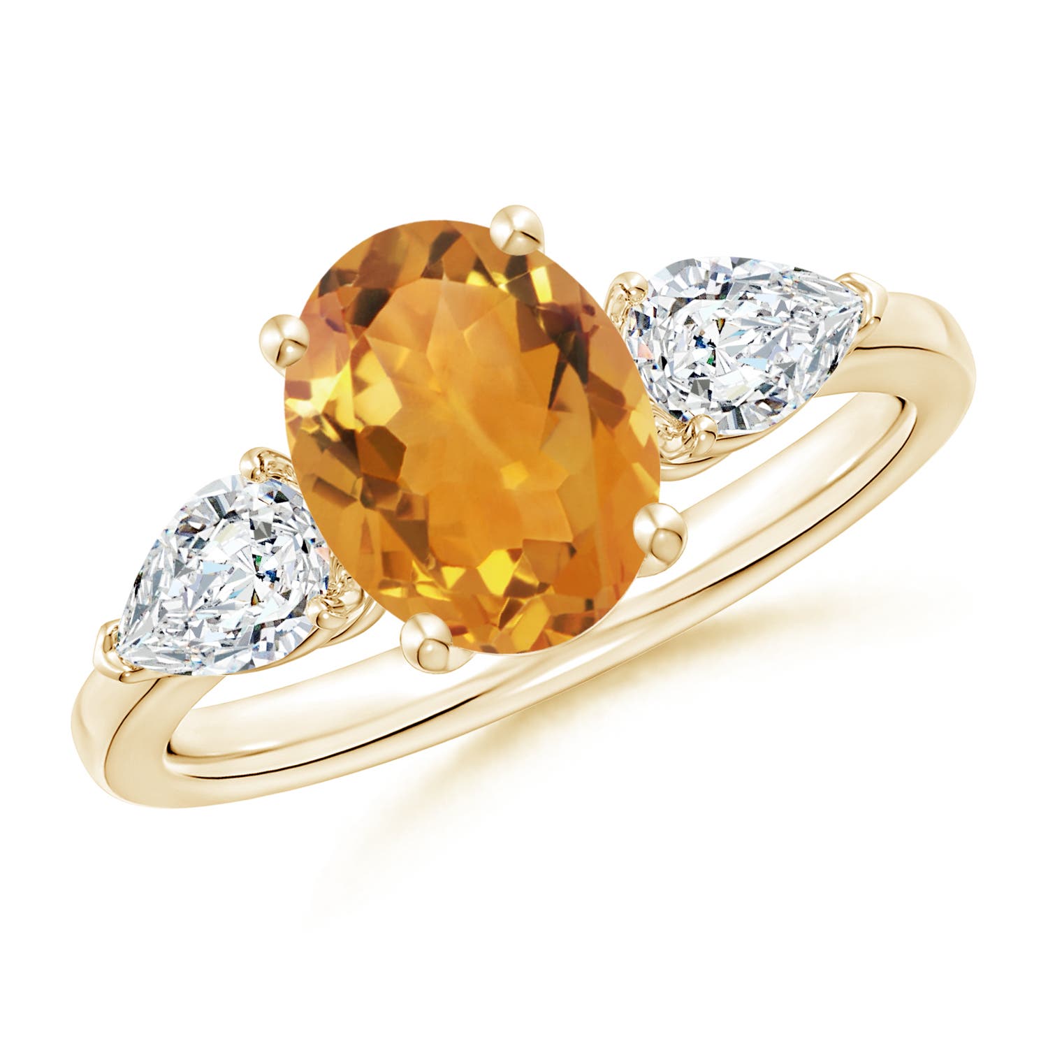 AA - Citrine / 2.45 CT / 14 KT Yellow Gold