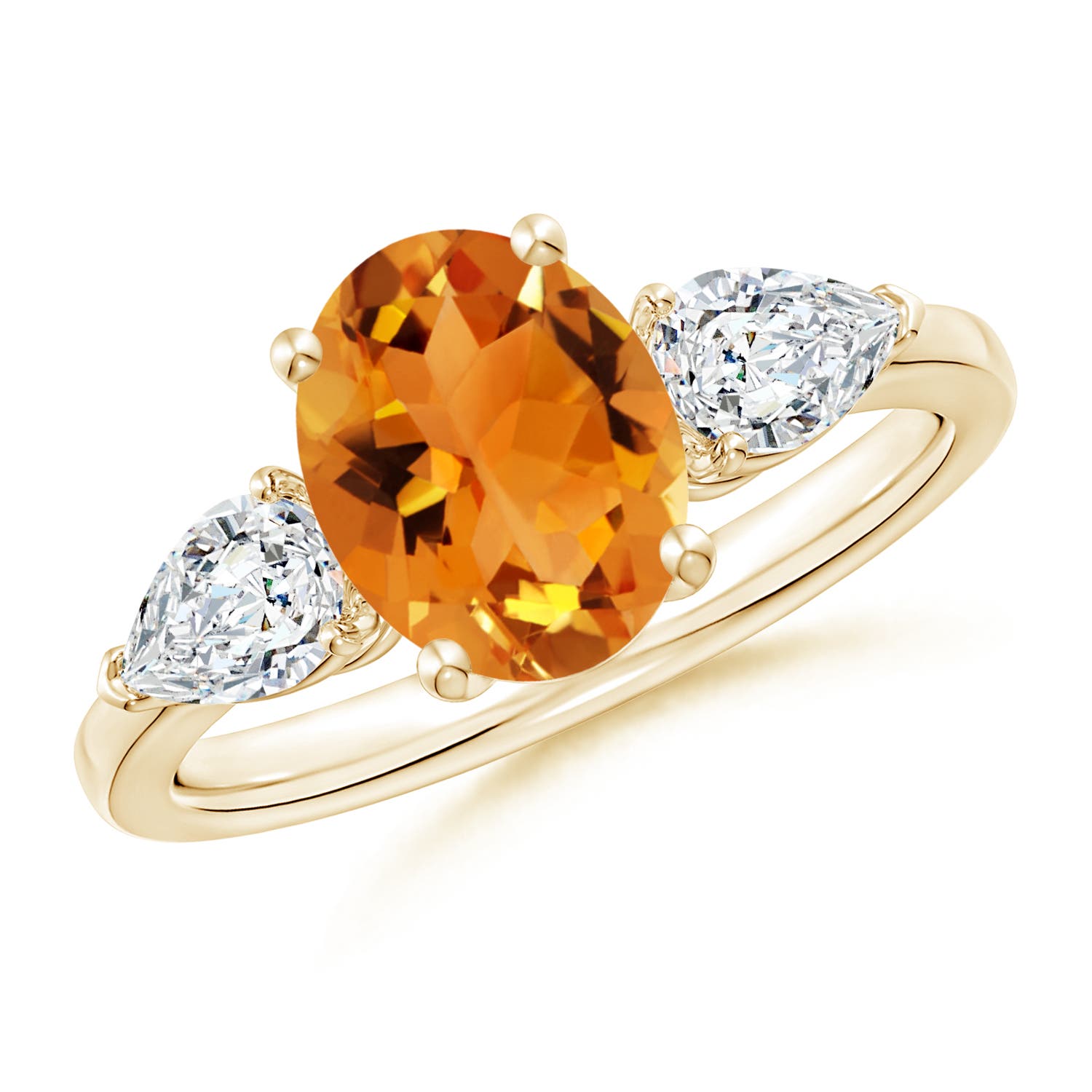 AAA - Citrine / 2.45 CT / 14 KT Yellow Gold