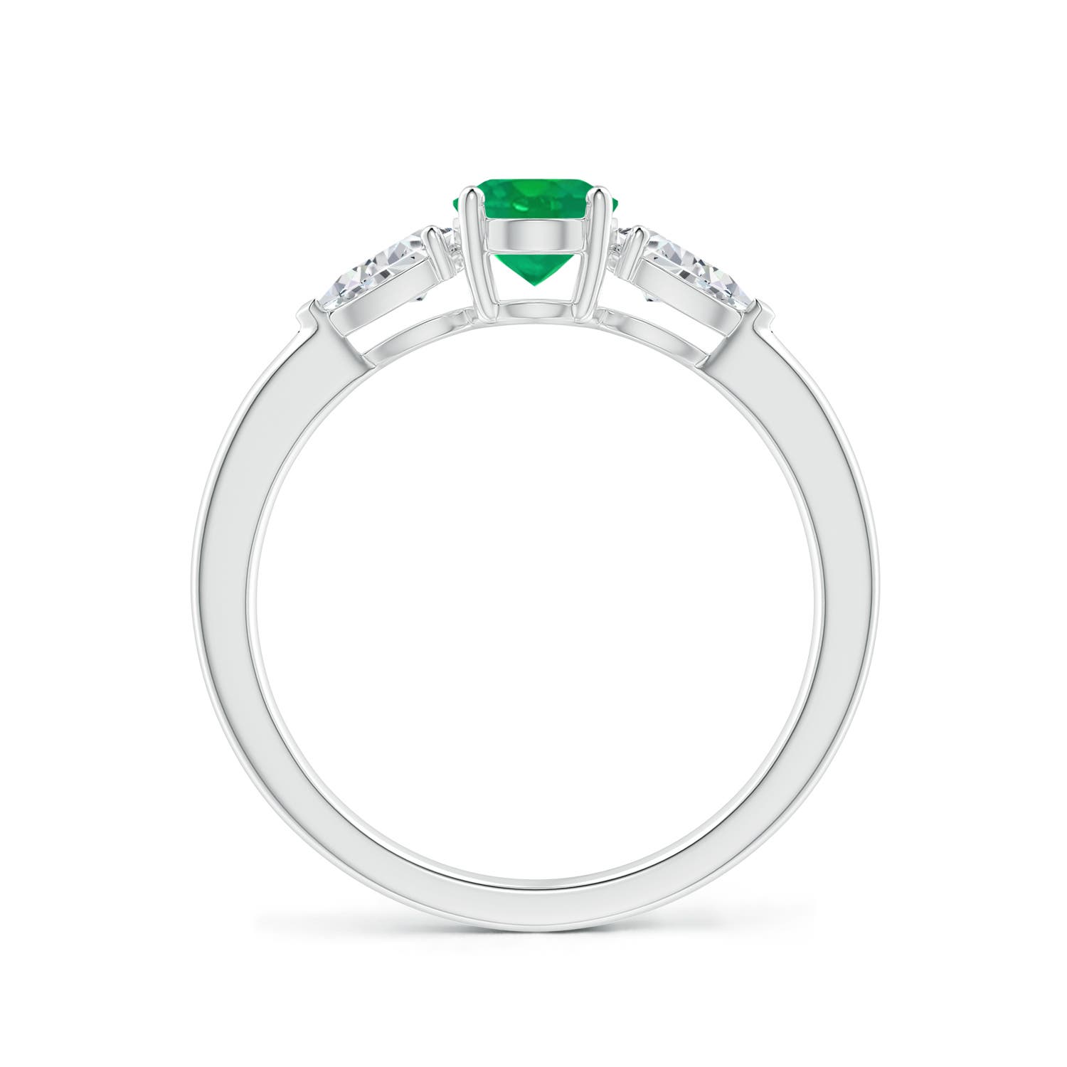 AA - Emerald / 1.06 CT / 14 KT White Gold