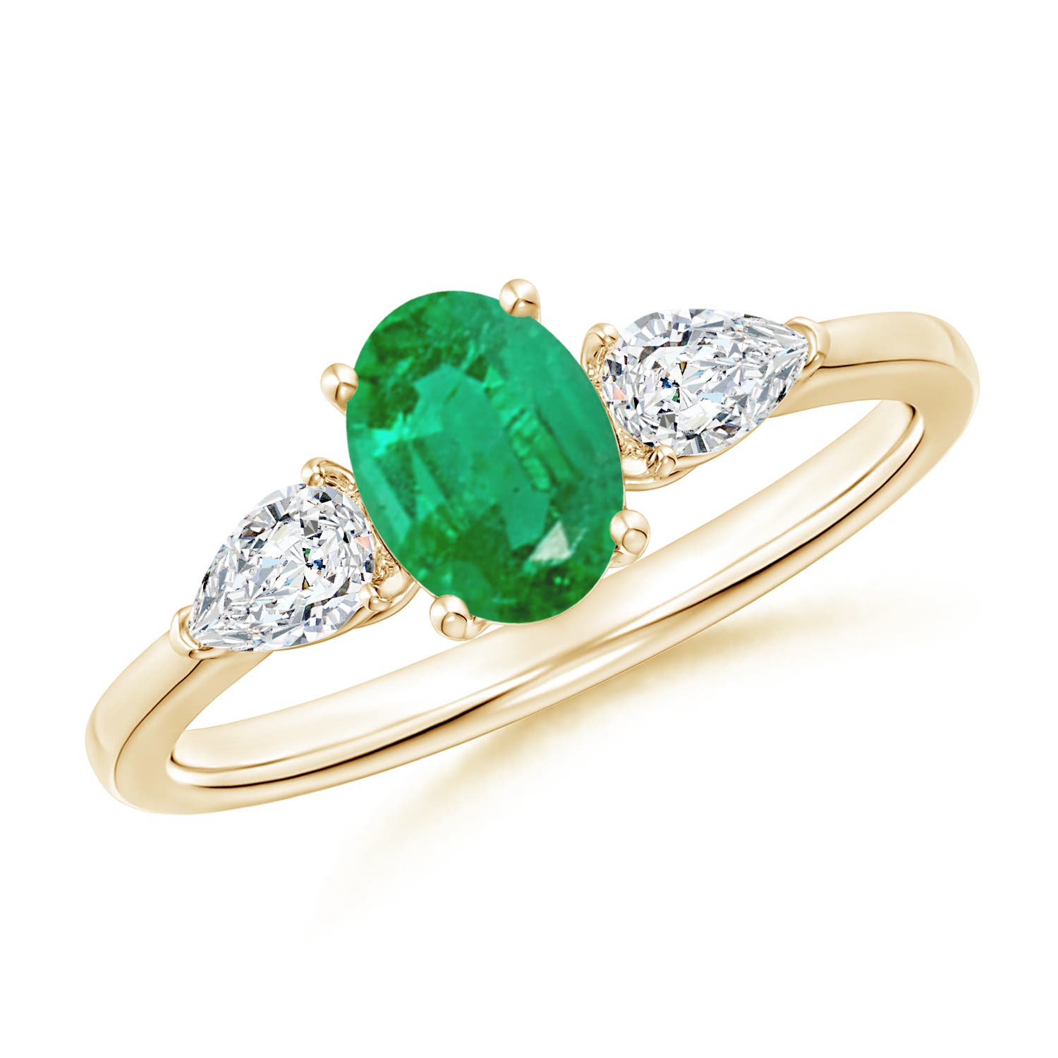 AA - Emerald / 1.06 CT / 14 KT Yellow Gold