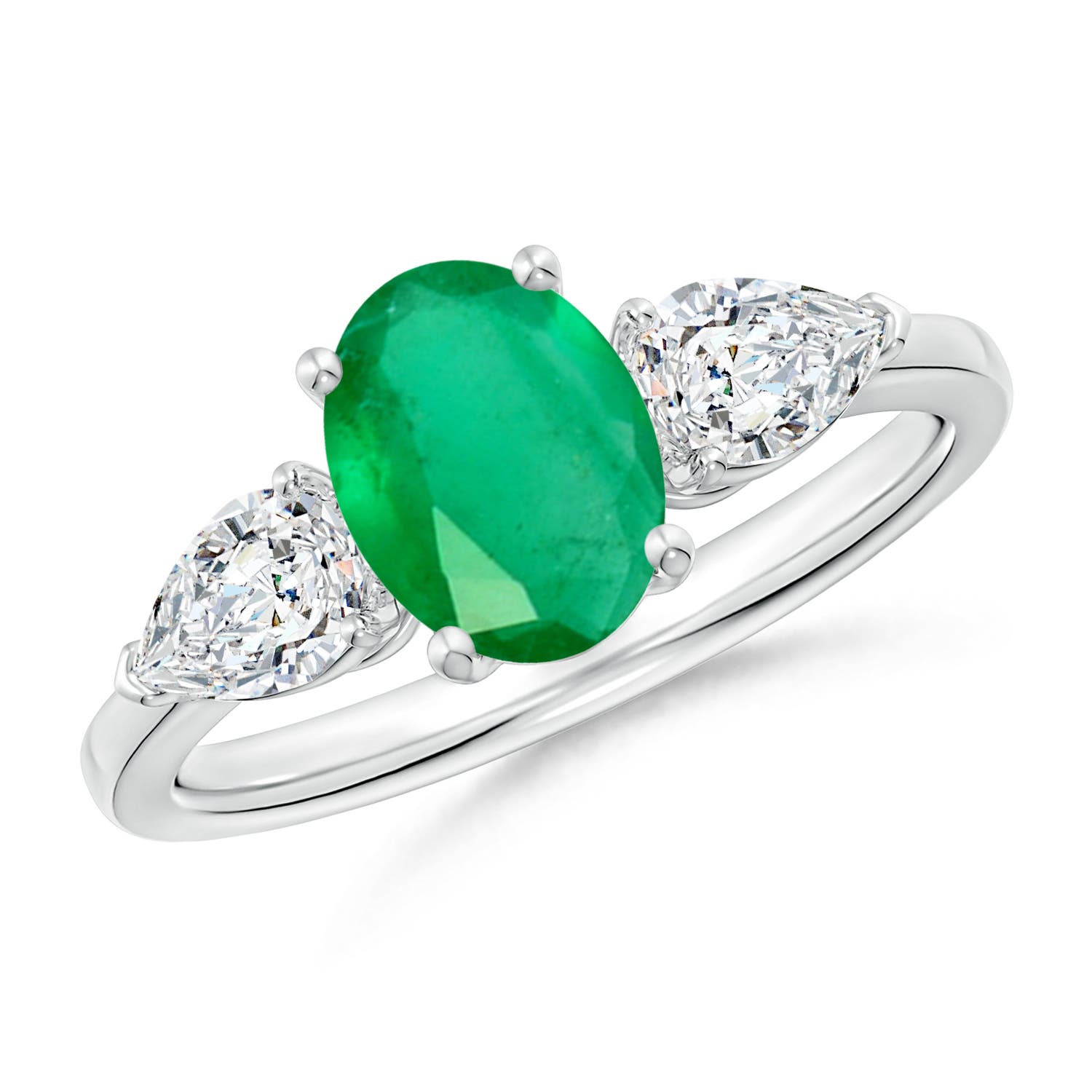 A - Emerald / 1.9 CT / 14 KT White Gold