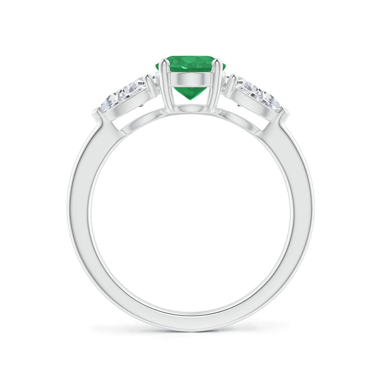 A - Emerald / 1.9 CT / 14 KT White Gold