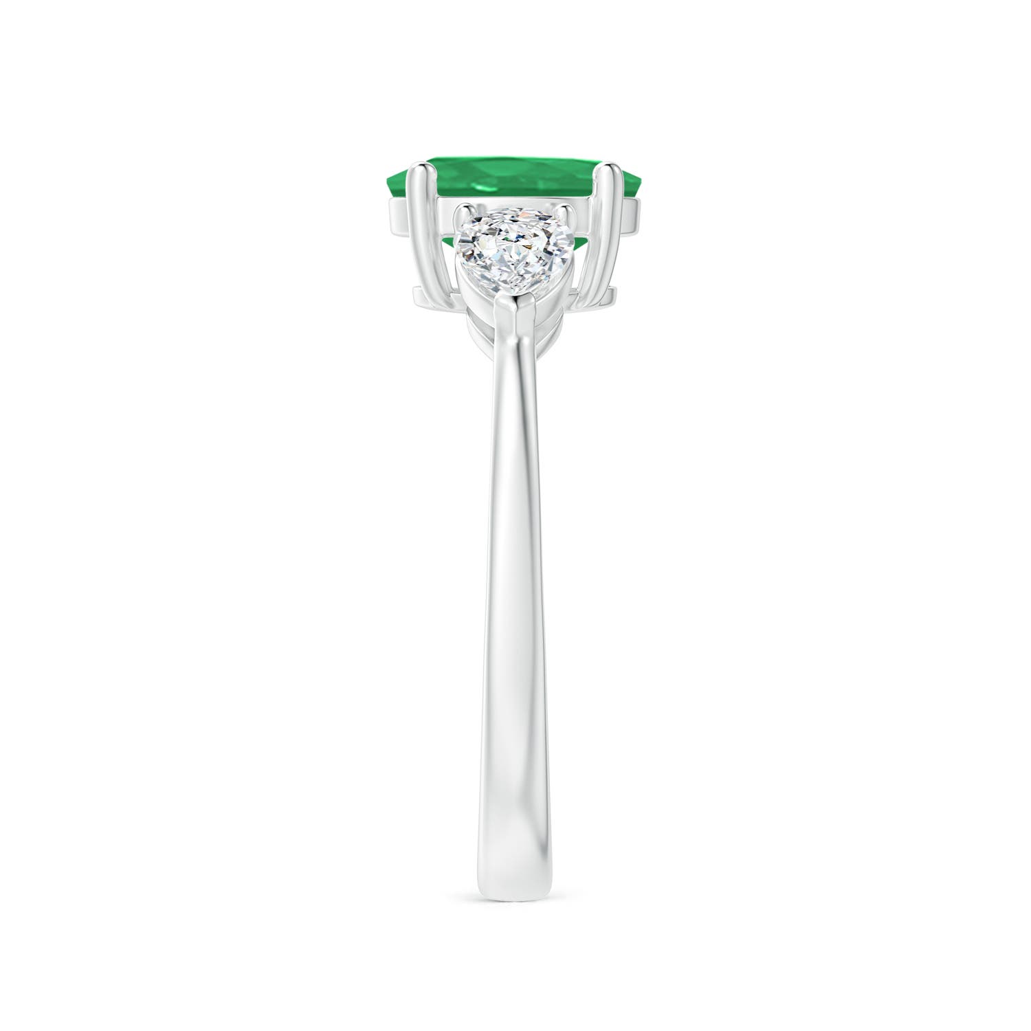 A - Emerald / 1.9 CT / 14 KT White Gold