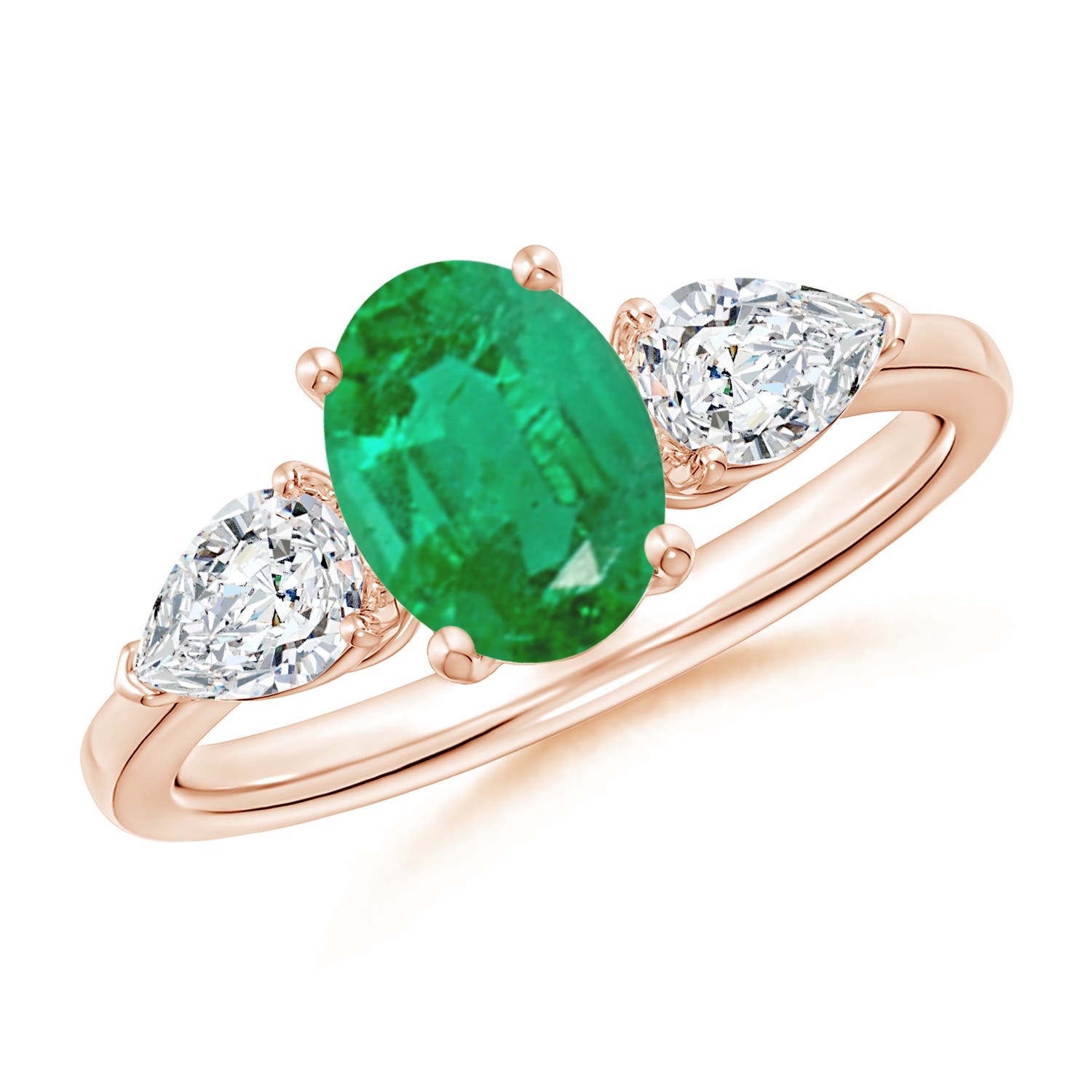 AA - Emerald / 1.9 CT / 14 KT Rose Gold