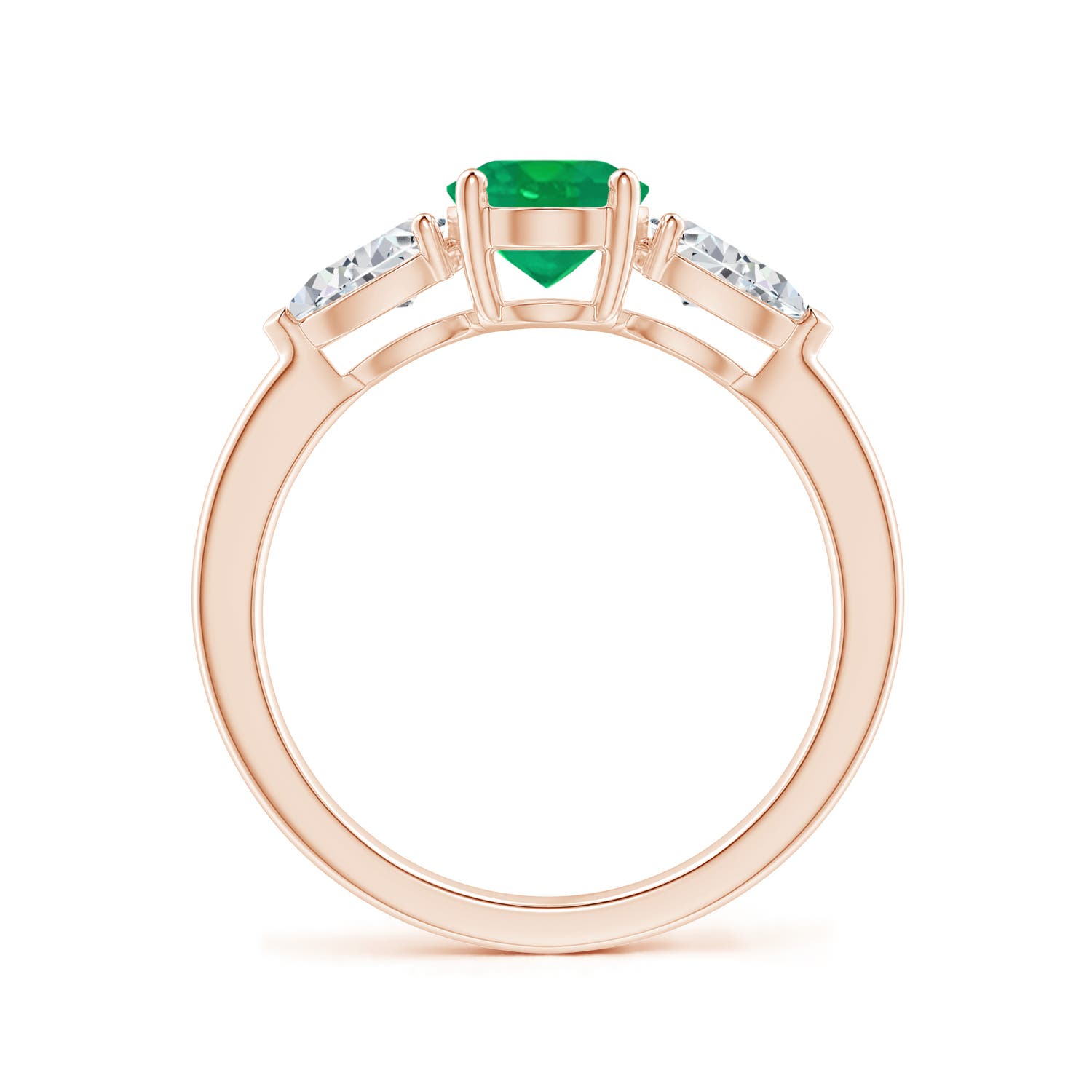 AA - Emerald / 1.9 CT / 14 KT Rose Gold