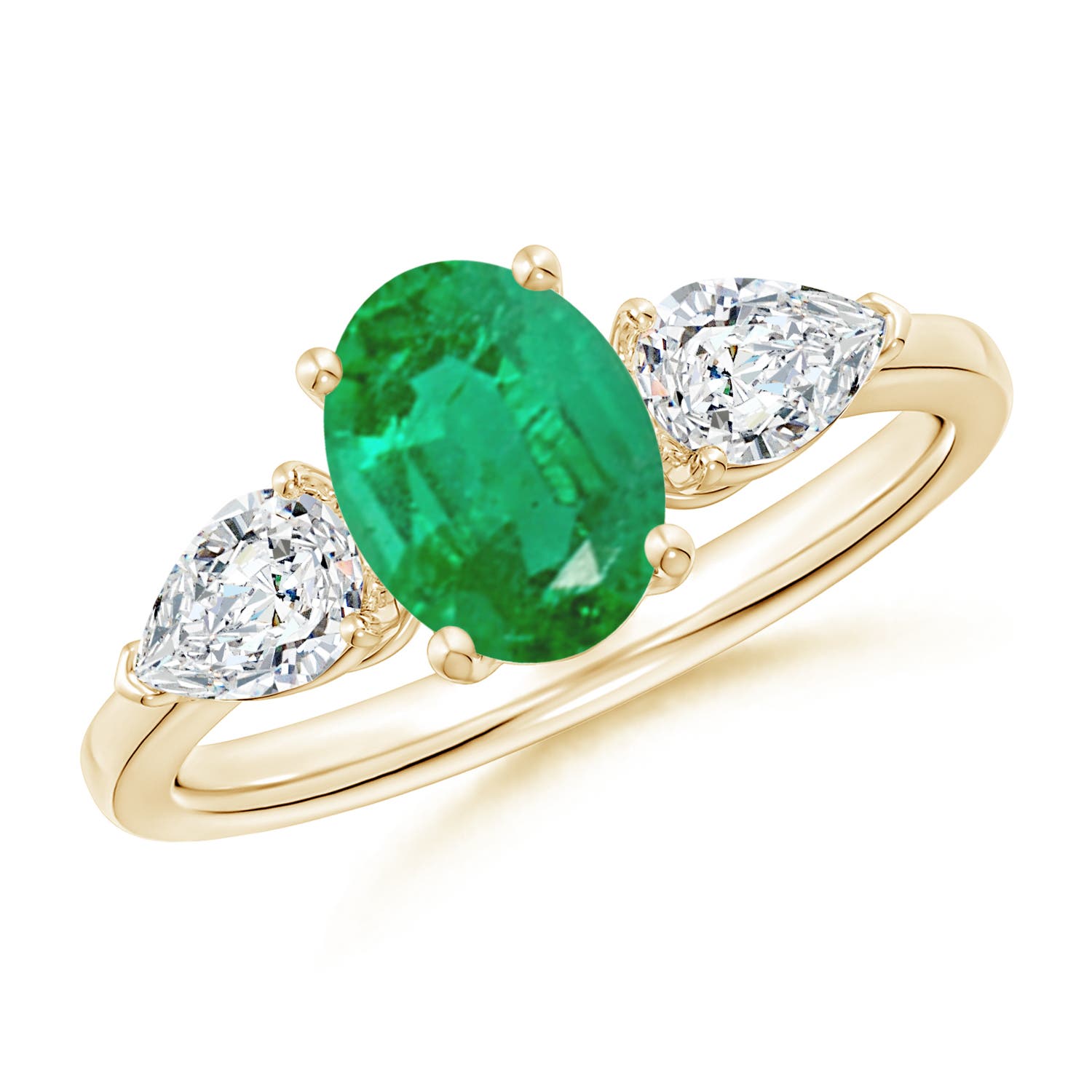 AA - Emerald / 1.9 CT / 14 KT Yellow Gold