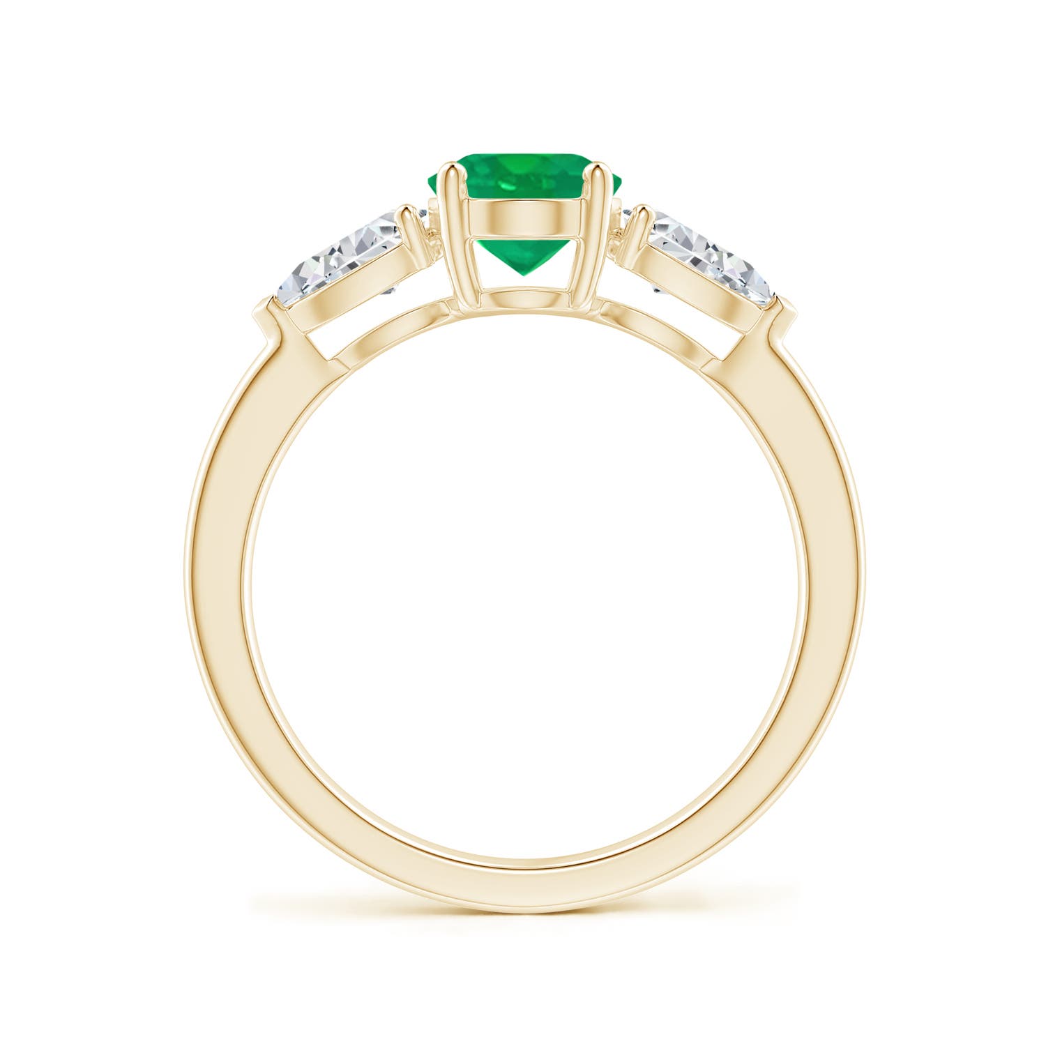 AA - Emerald / 1.9 CT / 14 KT Yellow Gold