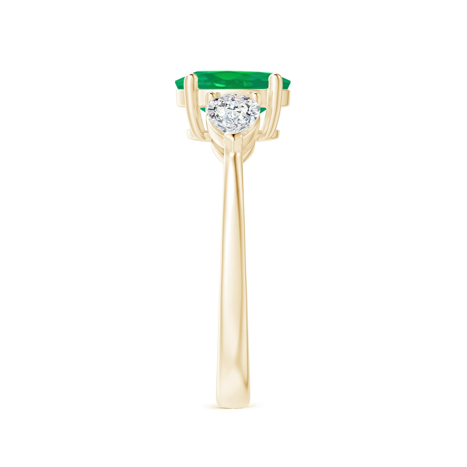 AA - Emerald / 1.9 CT / 14 KT Yellow Gold