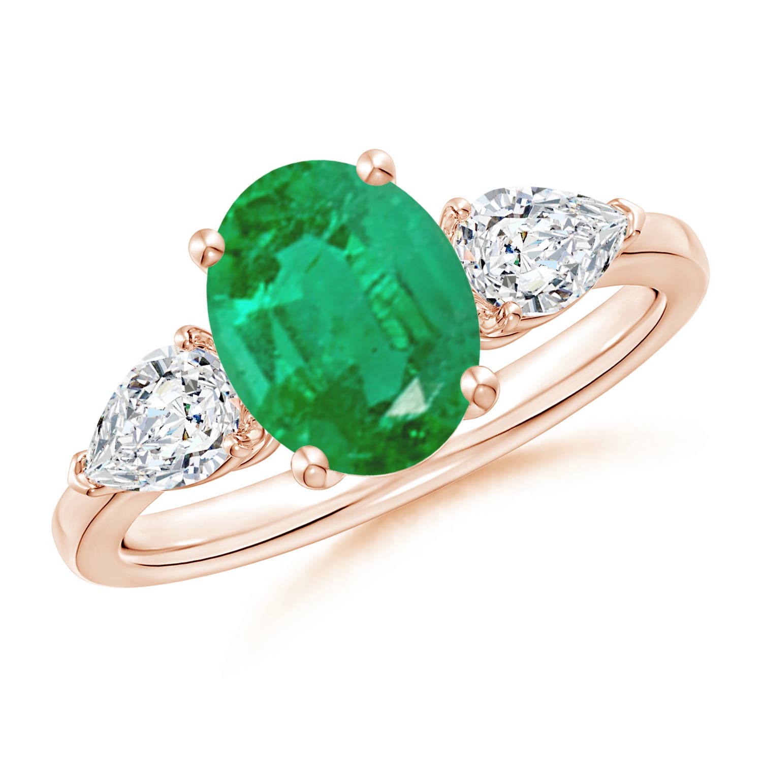 AA - Emerald / 2.3 CT / 14 KT Rose Gold