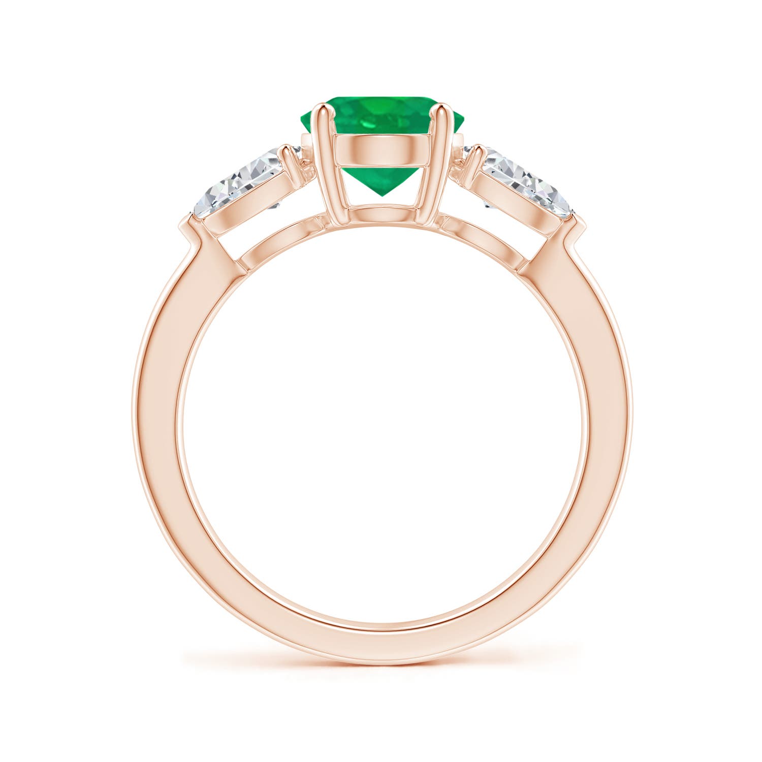 AA - Emerald / 2.3 CT / 14 KT Rose Gold