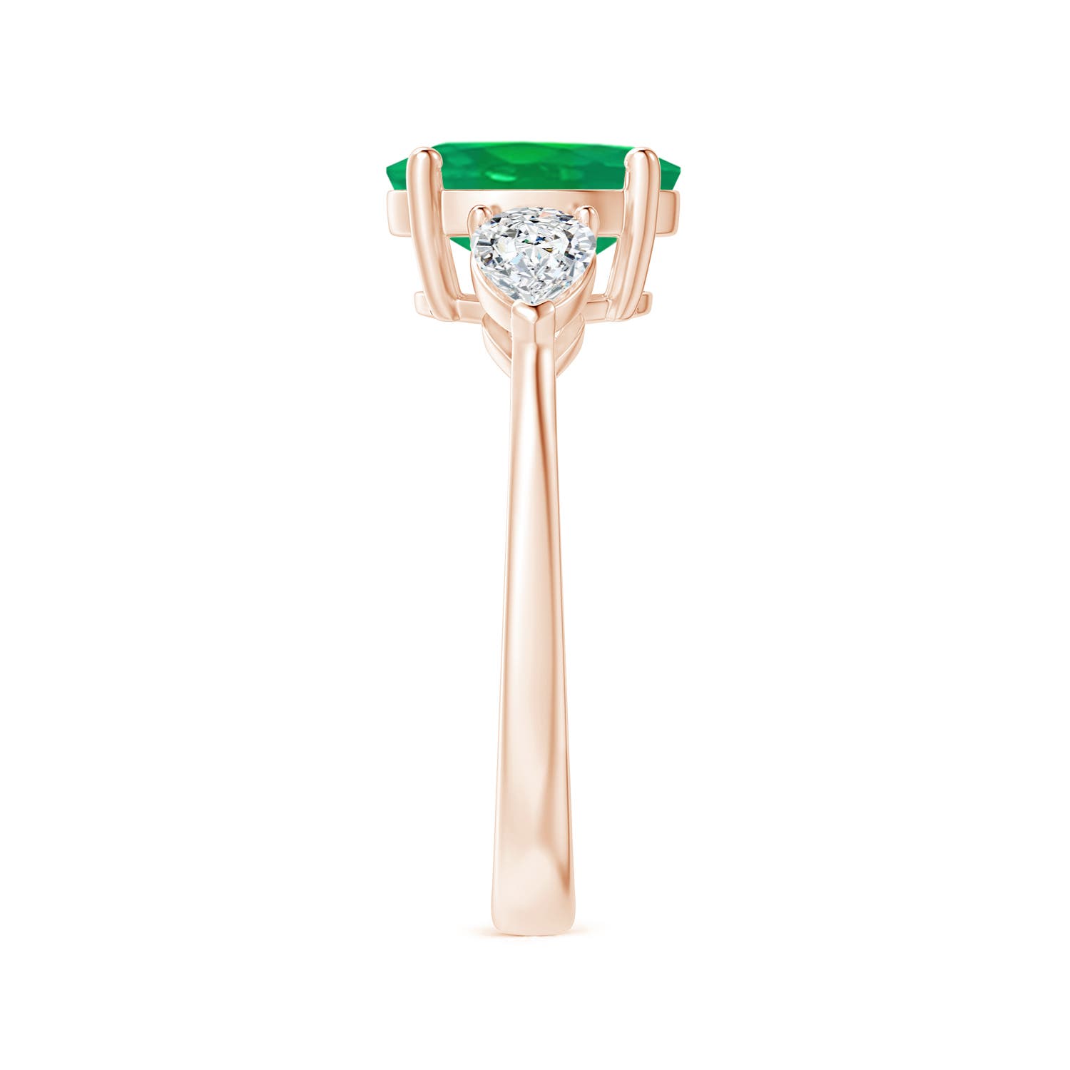 AA - Emerald / 2.3 CT / 14 KT Rose Gold