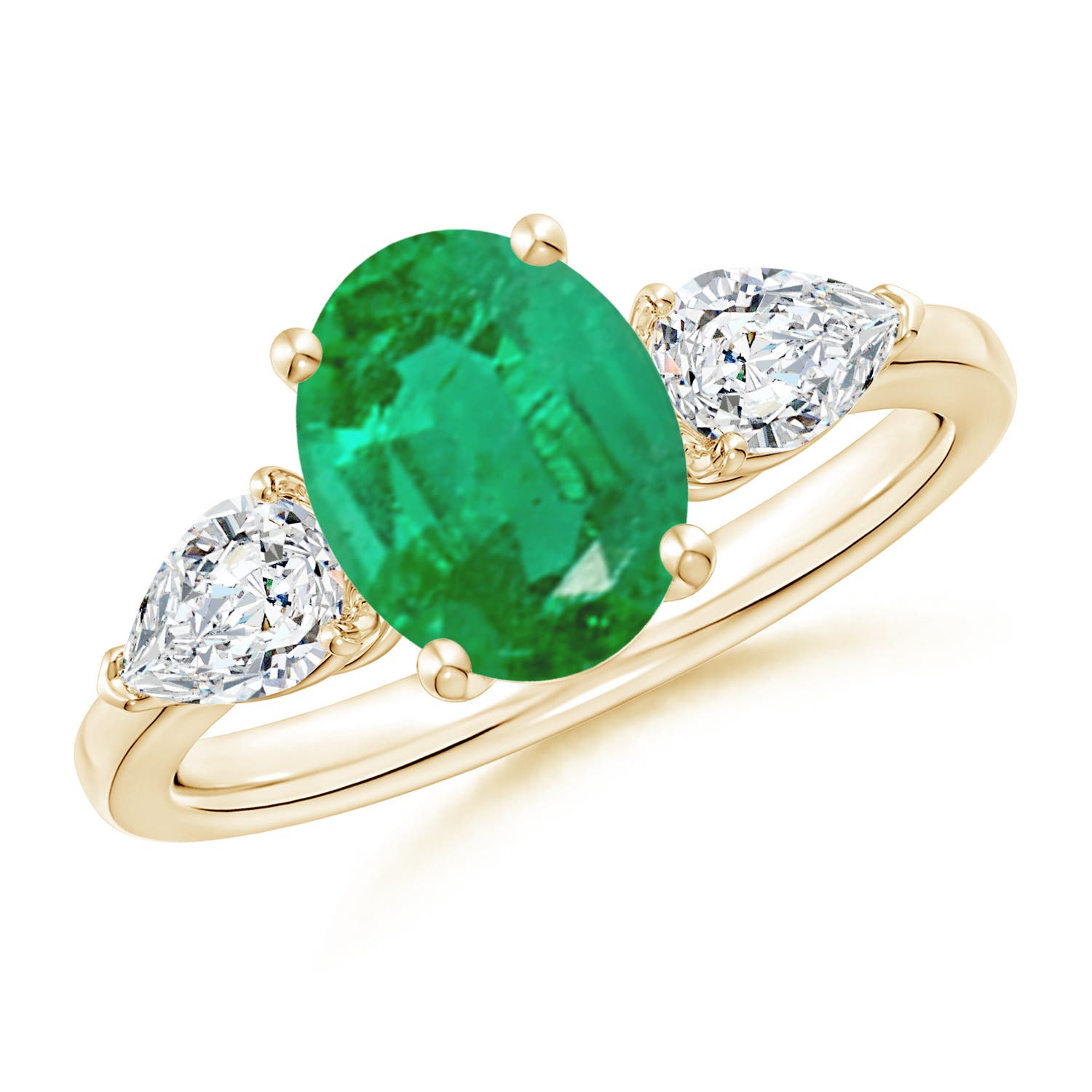 AA - Emerald / 2.3 CT / 14 KT Yellow Gold