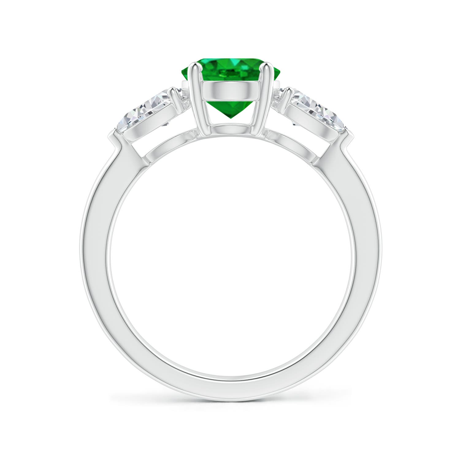 AAAA - Emerald / 2.3 CT / 14 KT White Gold