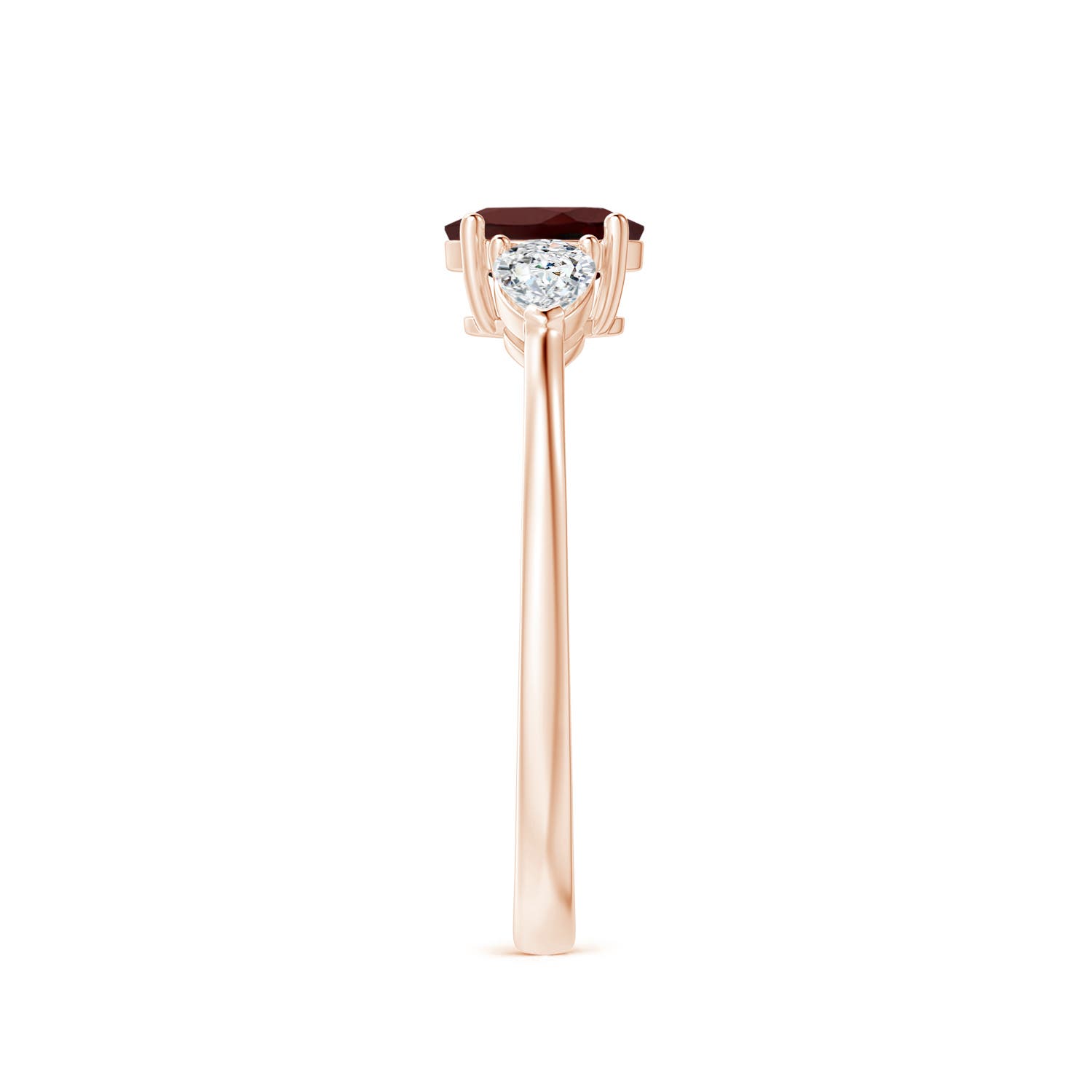 AA - Garnet / 0.95 CT / 14 KT Rose Gold