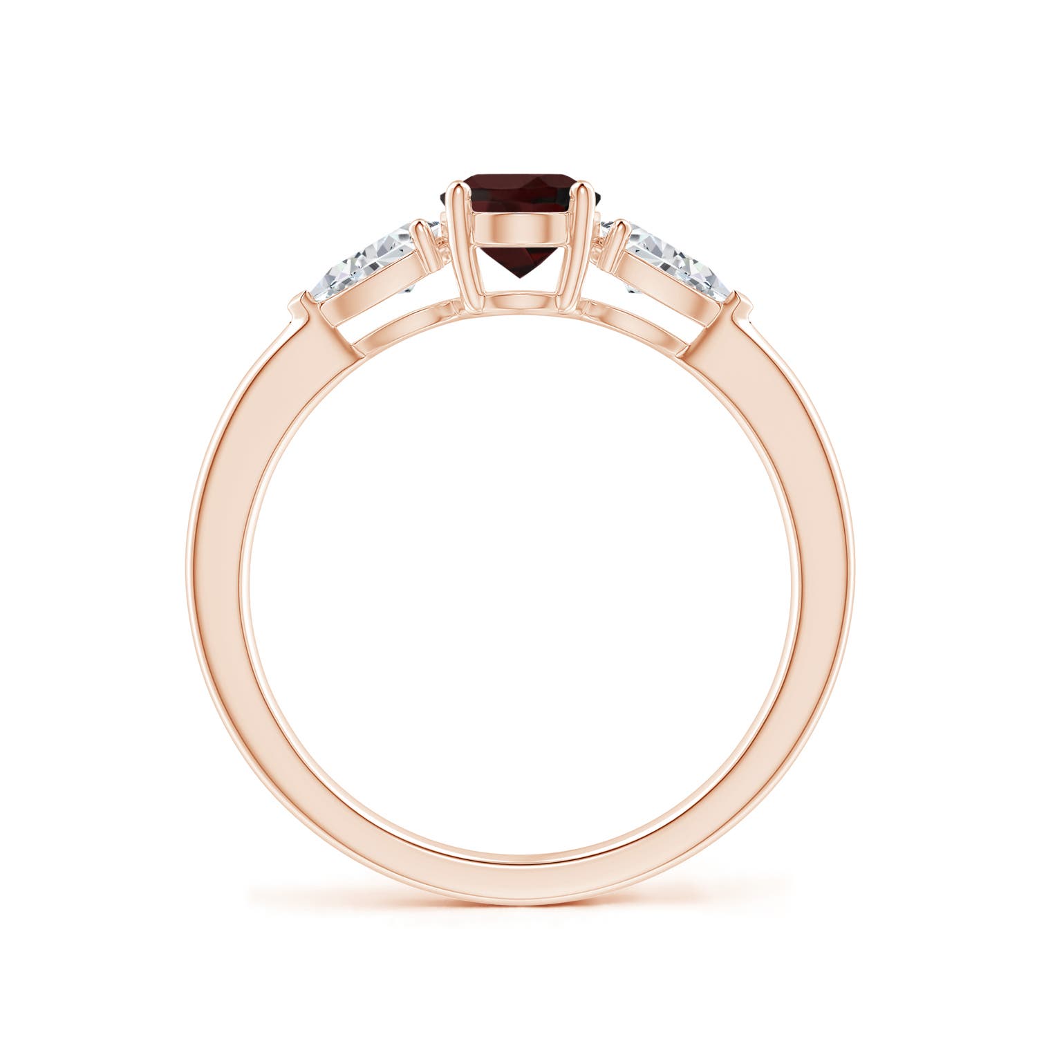 A - Garnet / 1.3 CT / 14 KT Rose Gold