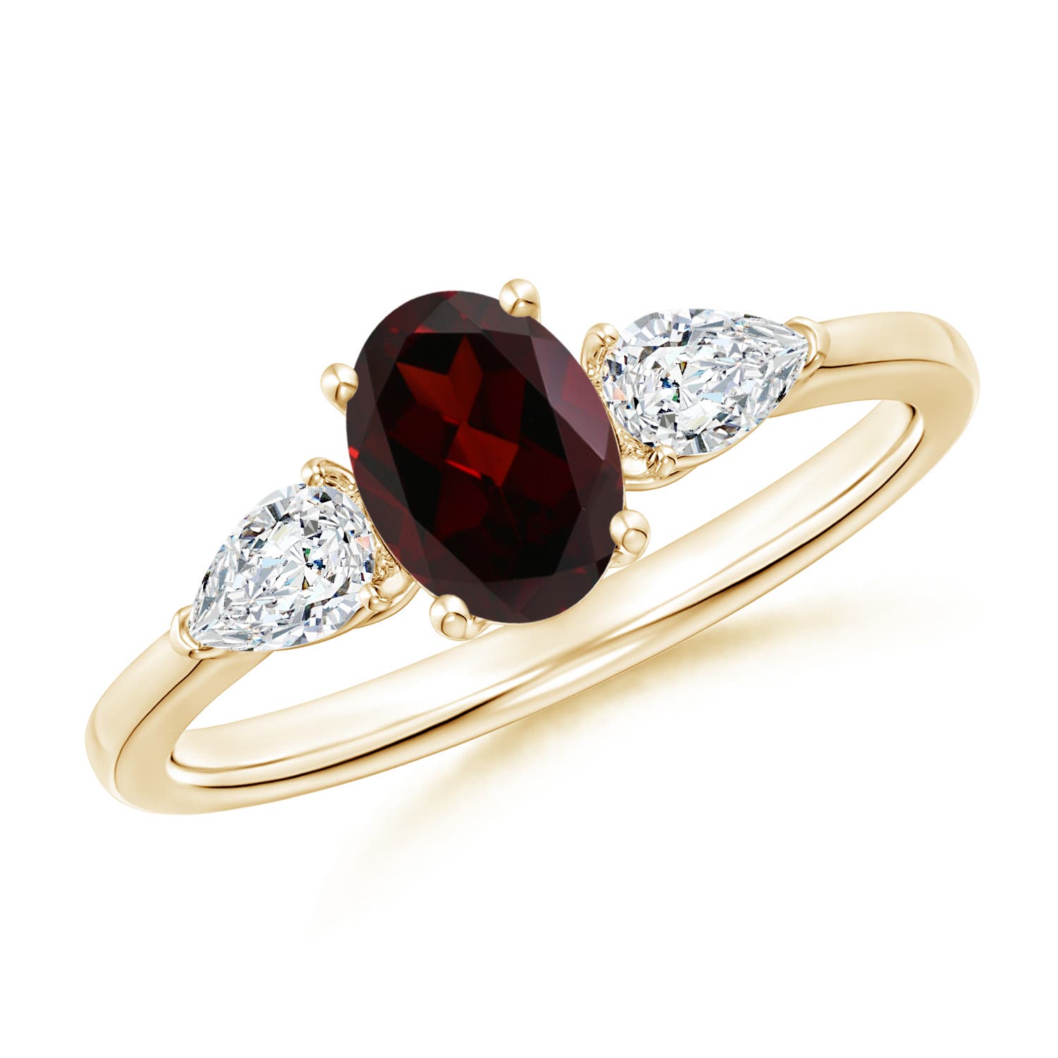 A - Garnet / 1.3 CT / 14 KT Yellow Gold