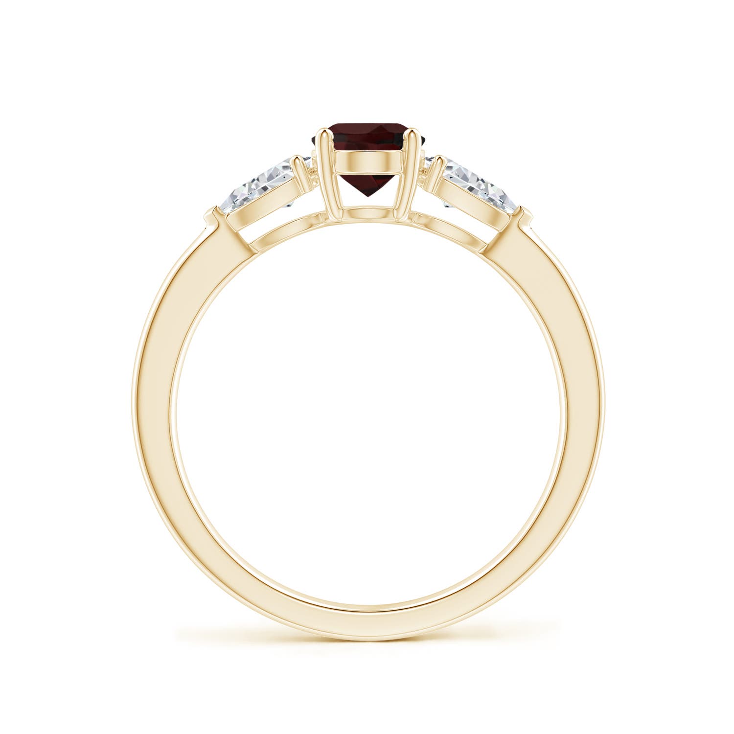 A - Garnet / 1.3 CT / 14 KT Yellow Gold